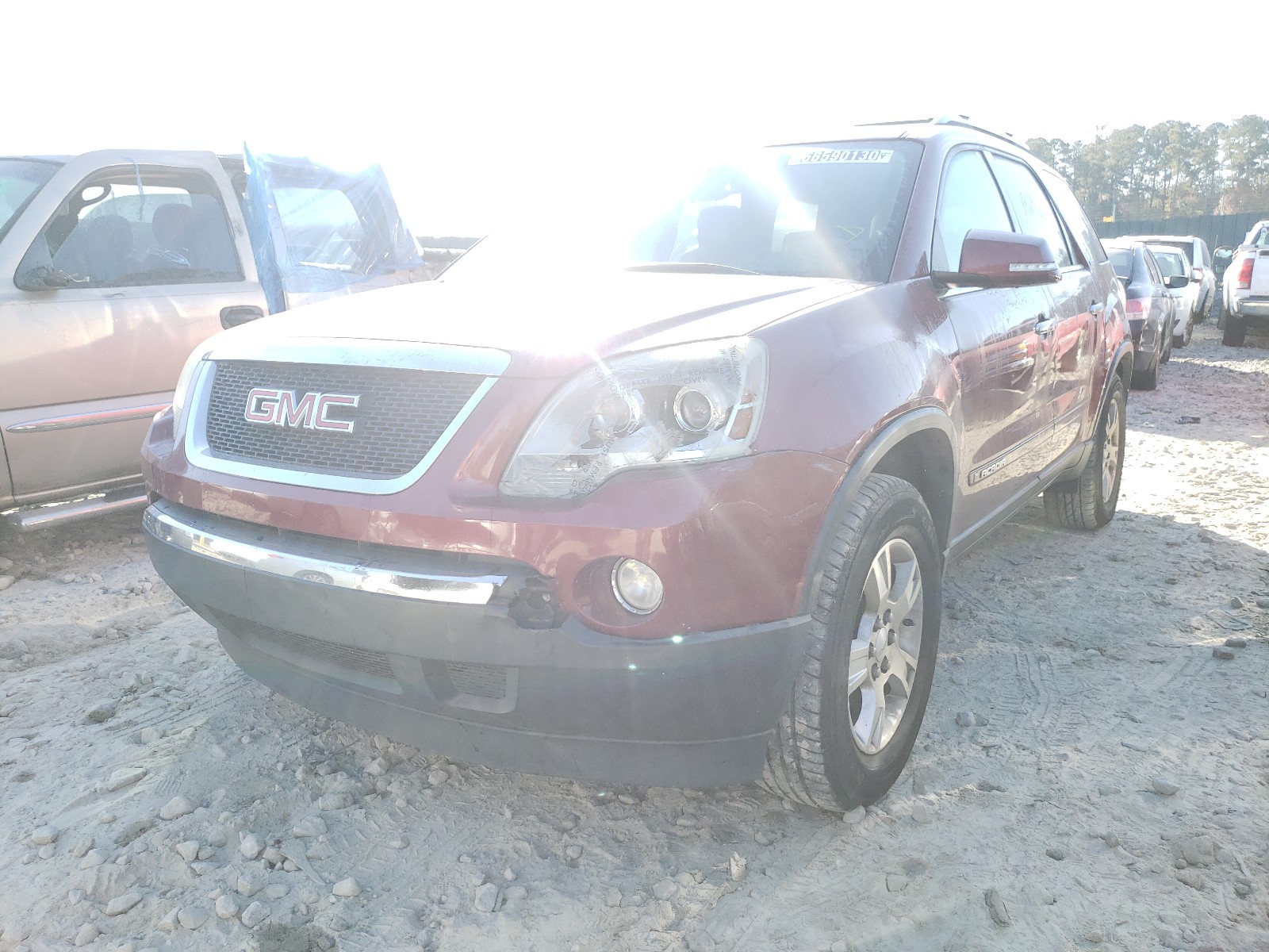 Photo 2 from auction – 2008 GMC ACADIA SLT with VIN 1GKER23778J275469