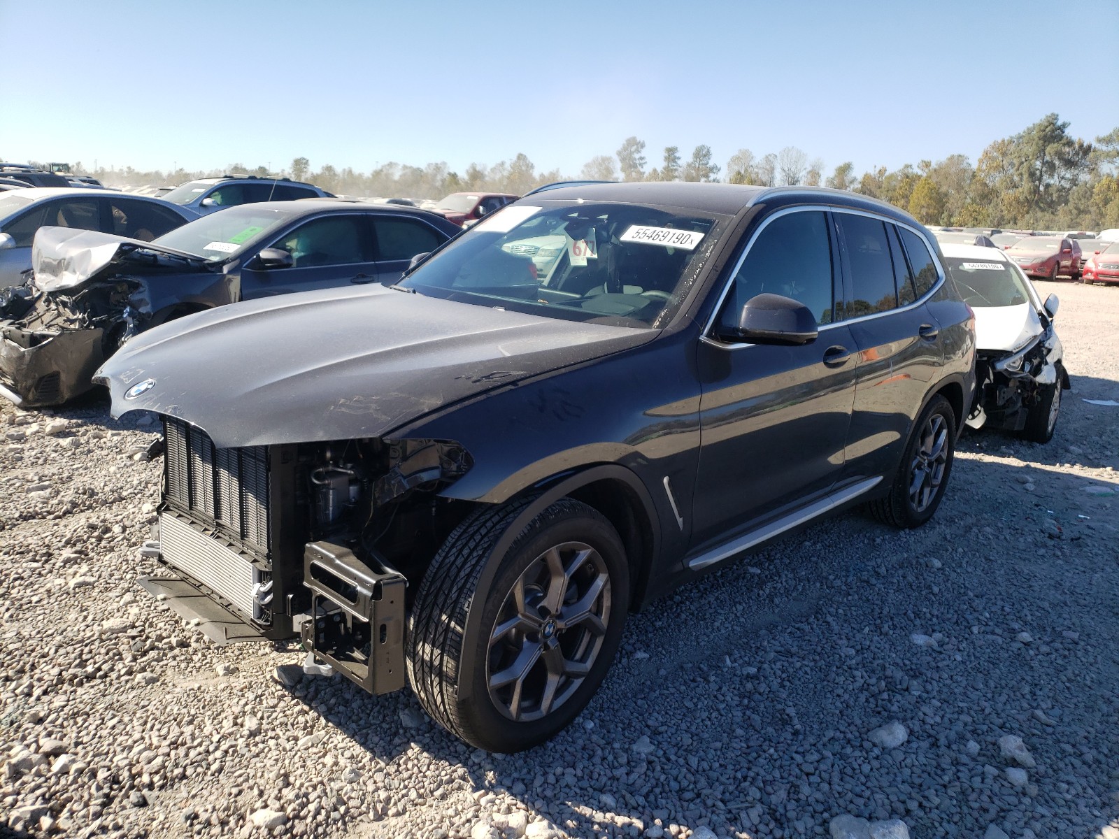 Photo 2 from auction – 2021 BMW X3 SDRIVE3 with VIN 5UXTY3C0XM9E20452