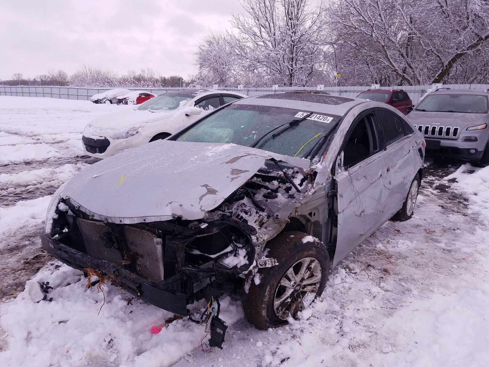 Photo 2 from auction – 2011 HYUNDAI SONATA GLS with VIN 5NPEB4AC0BH153063