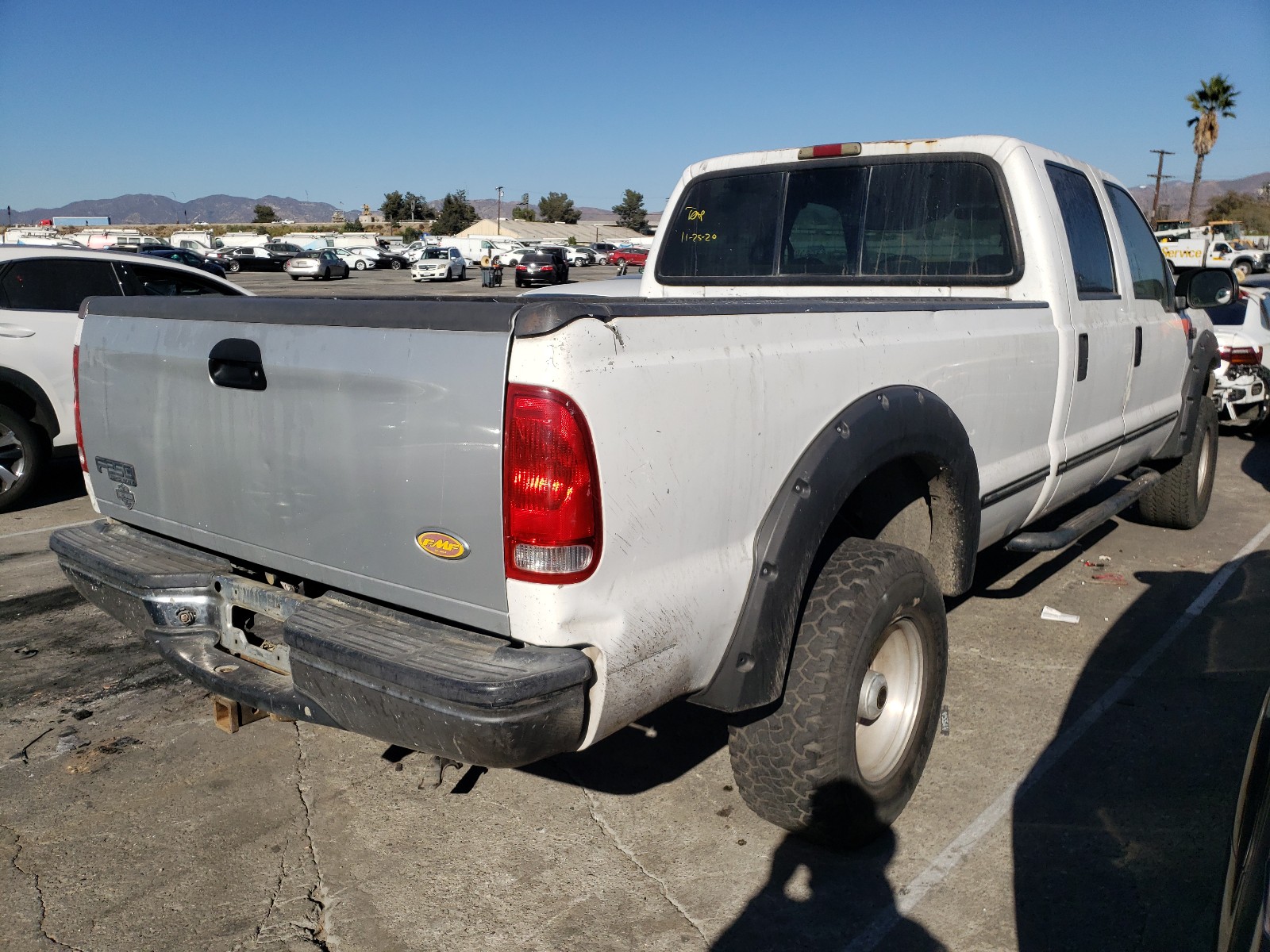 Photo 4 from auction – 1999 FORD F250 SUPER with VIN 1FTNW20F7XEA20781