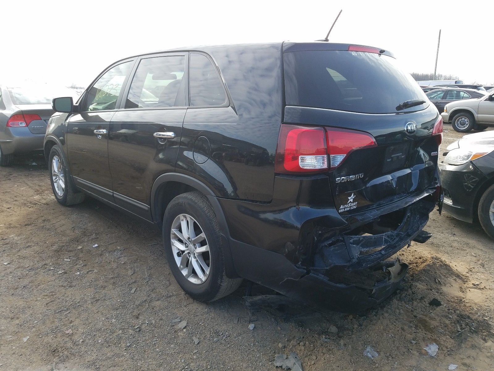 Photo 3 from auction – 2014 KIA SORENTO LX with VIN 5XYKT3A66EG533864