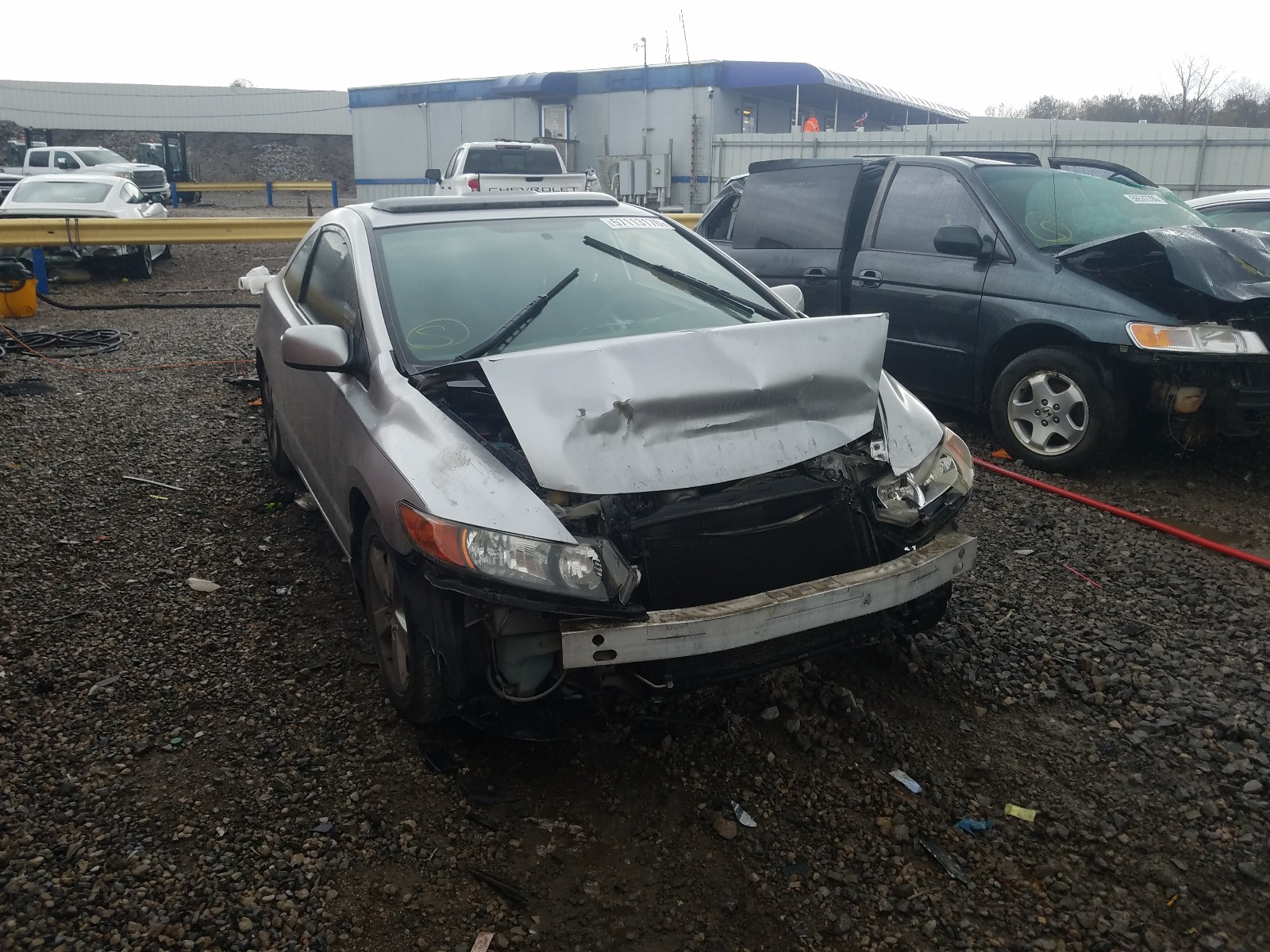 HONDA CIVIC EX 2007 with VIN 2HGFG11857H506186 - Photo from auction