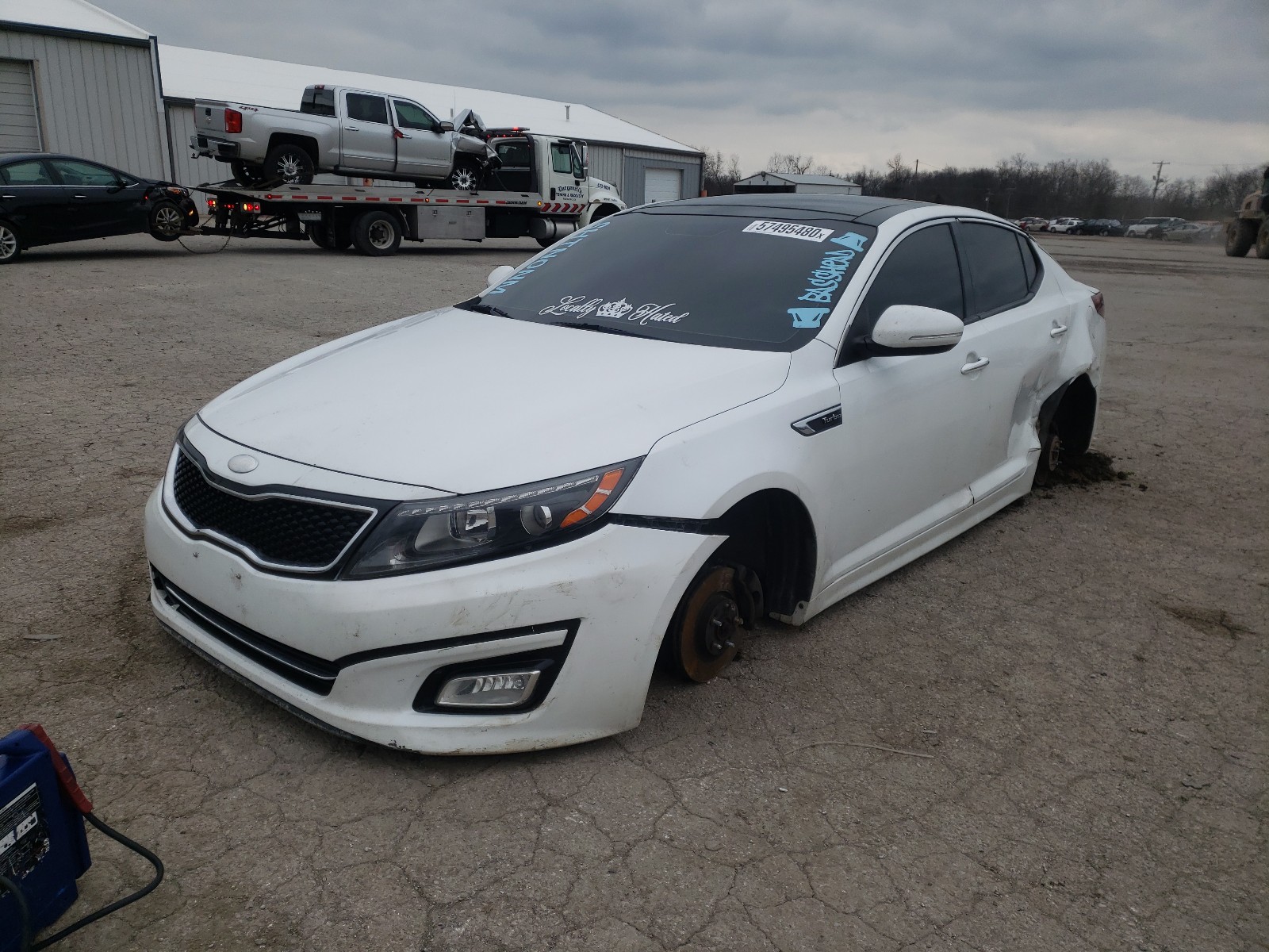 Photo 2 from auction – 2014 KIA OPTIMA SX with VIN 5XXGR4A61EG269113