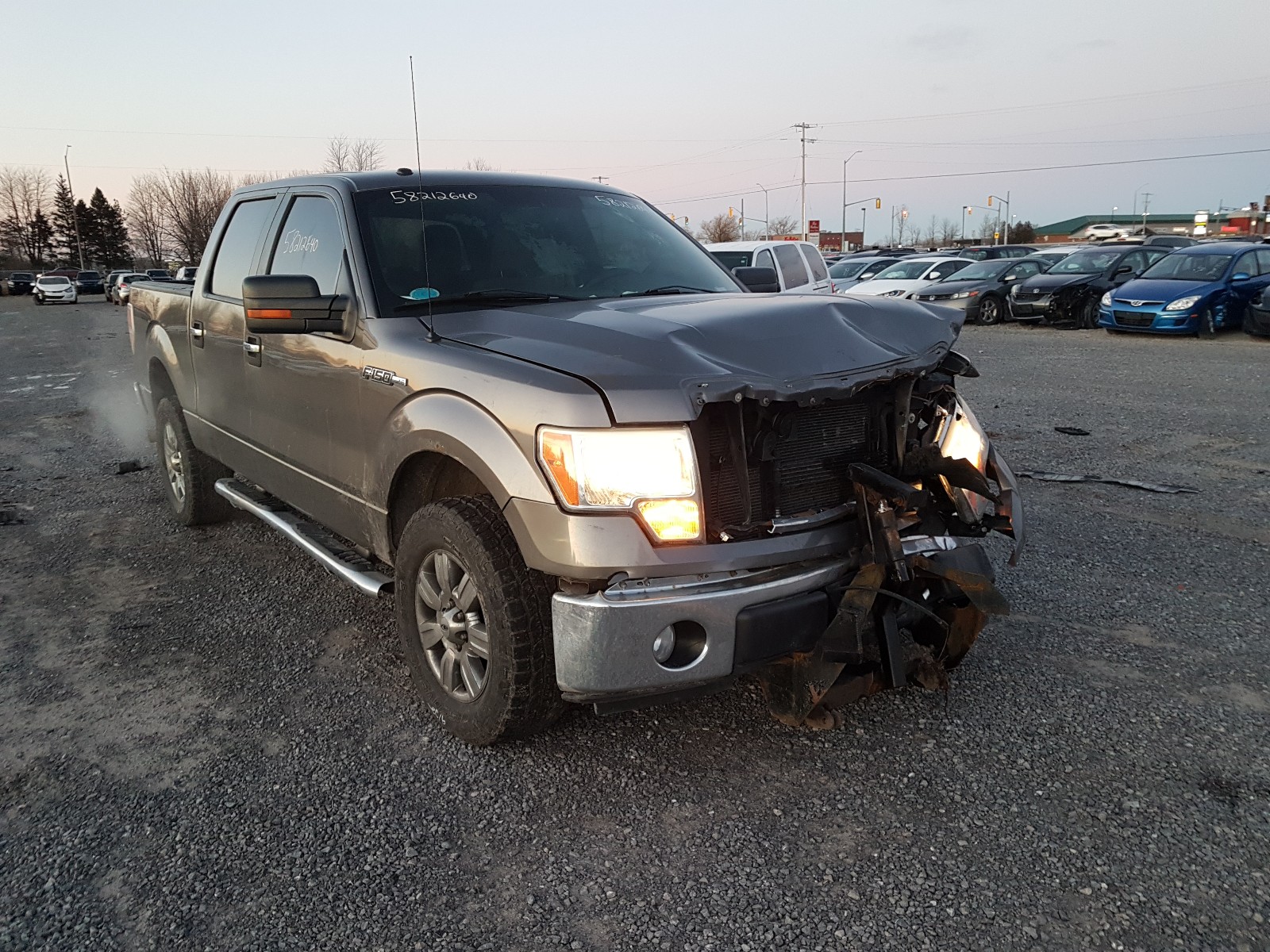 FORD F150 SUPER 2010 with VIN 1FTFW1EV9AFC37538 - Photo from auction
