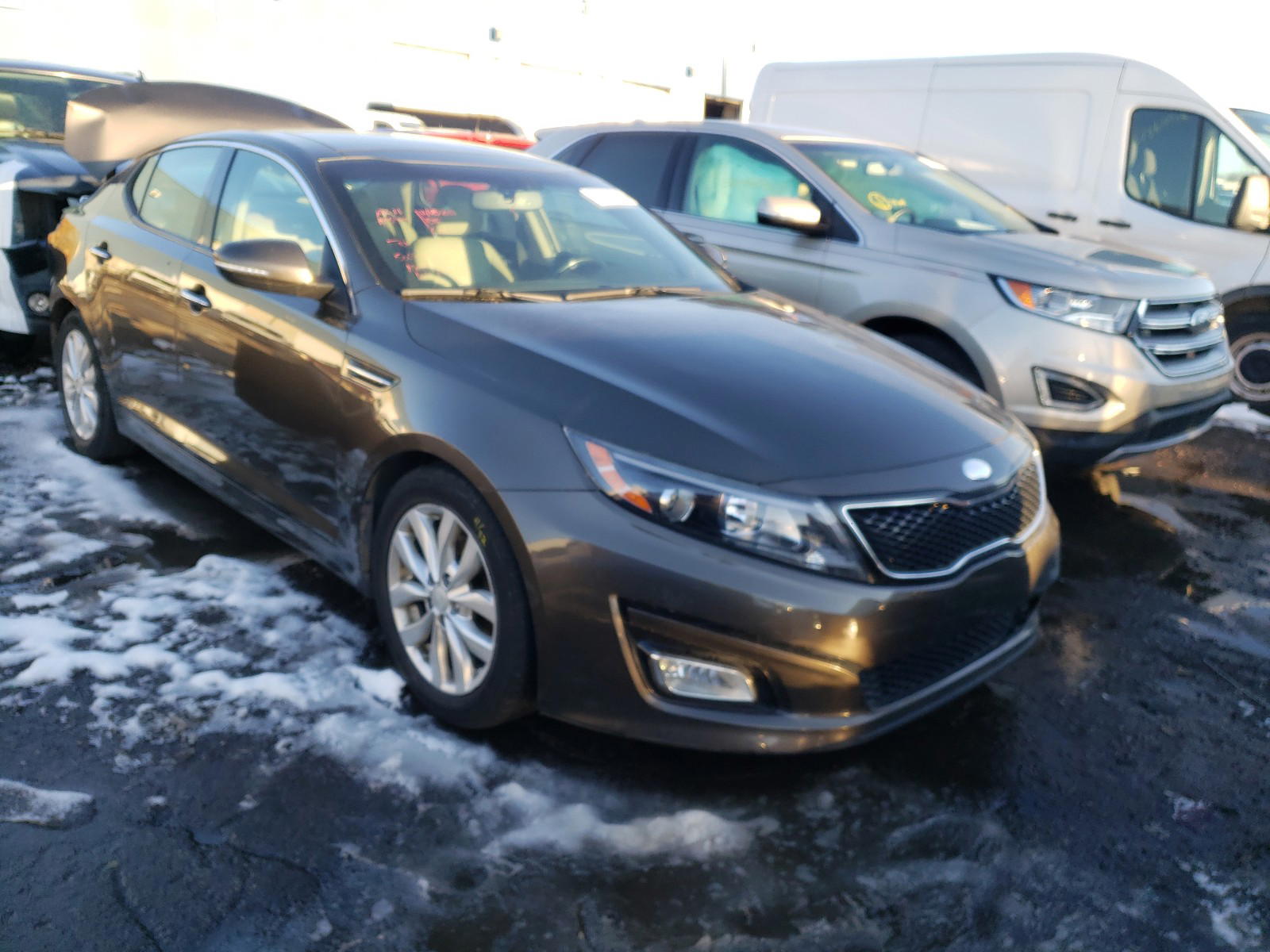 KIA OPTIMA EX 2014 with VIN 5XXGN4A77EG283022 - Photo from auction