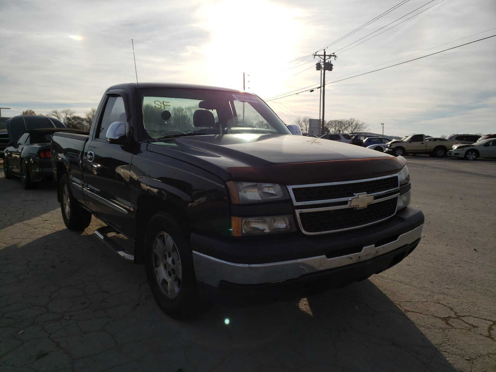 CHEVROLET SILVERADO 2007 with VIN 1GCEC14X97Z142847 - Photo from auction