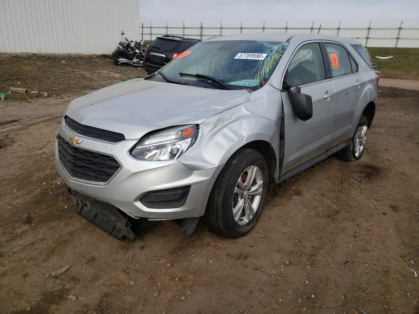 Photo 2 from auction – 2016 CHEVROLET EQUINOX LS with VIN 2GNALBEK1G6337125