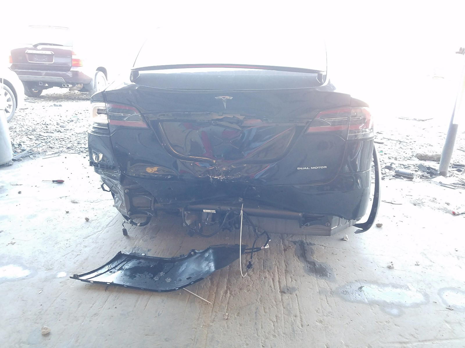 Photo 9 from auction – 2020 TESLA MODEL X with VIN 5YJXCBE27LF238025