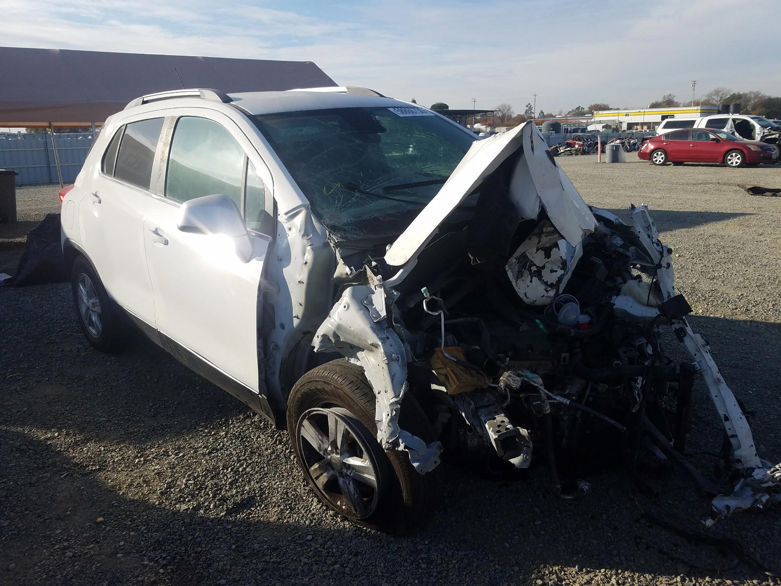 CHEVROLET TRAX 1LT 2017 with VIN 3GNCJLSB3HL179828 - Photo from auction