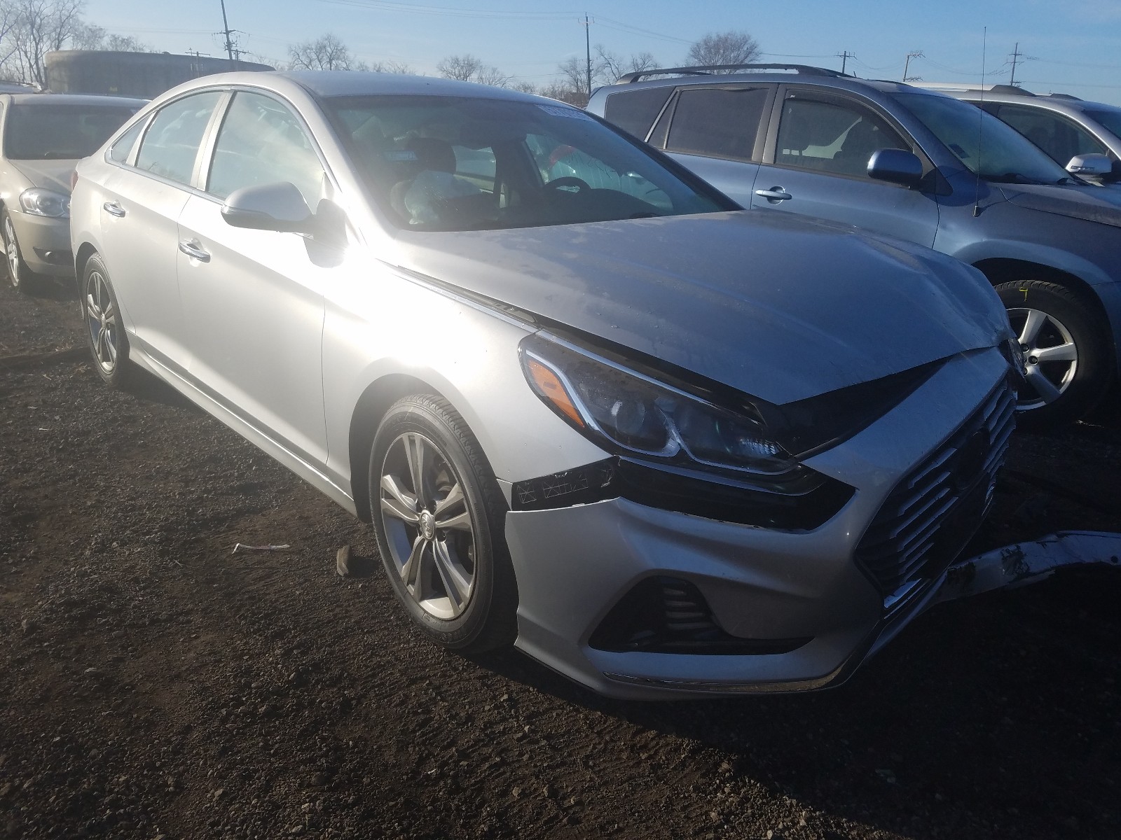 HYUNDAI SONATA SPO 2018 with VIN 5NPE34AF7JH624809 - Photo from auction