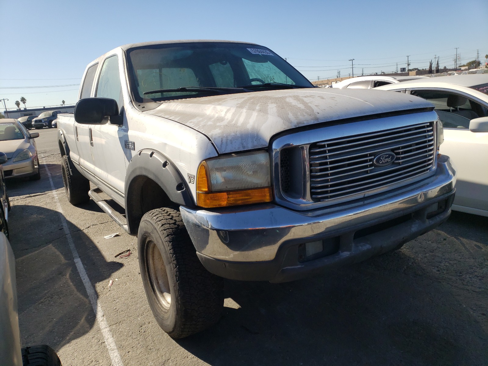 FORD F250 SUPER 1999 with VIN 1FTNW20F7XEA20781 - Photo from auction