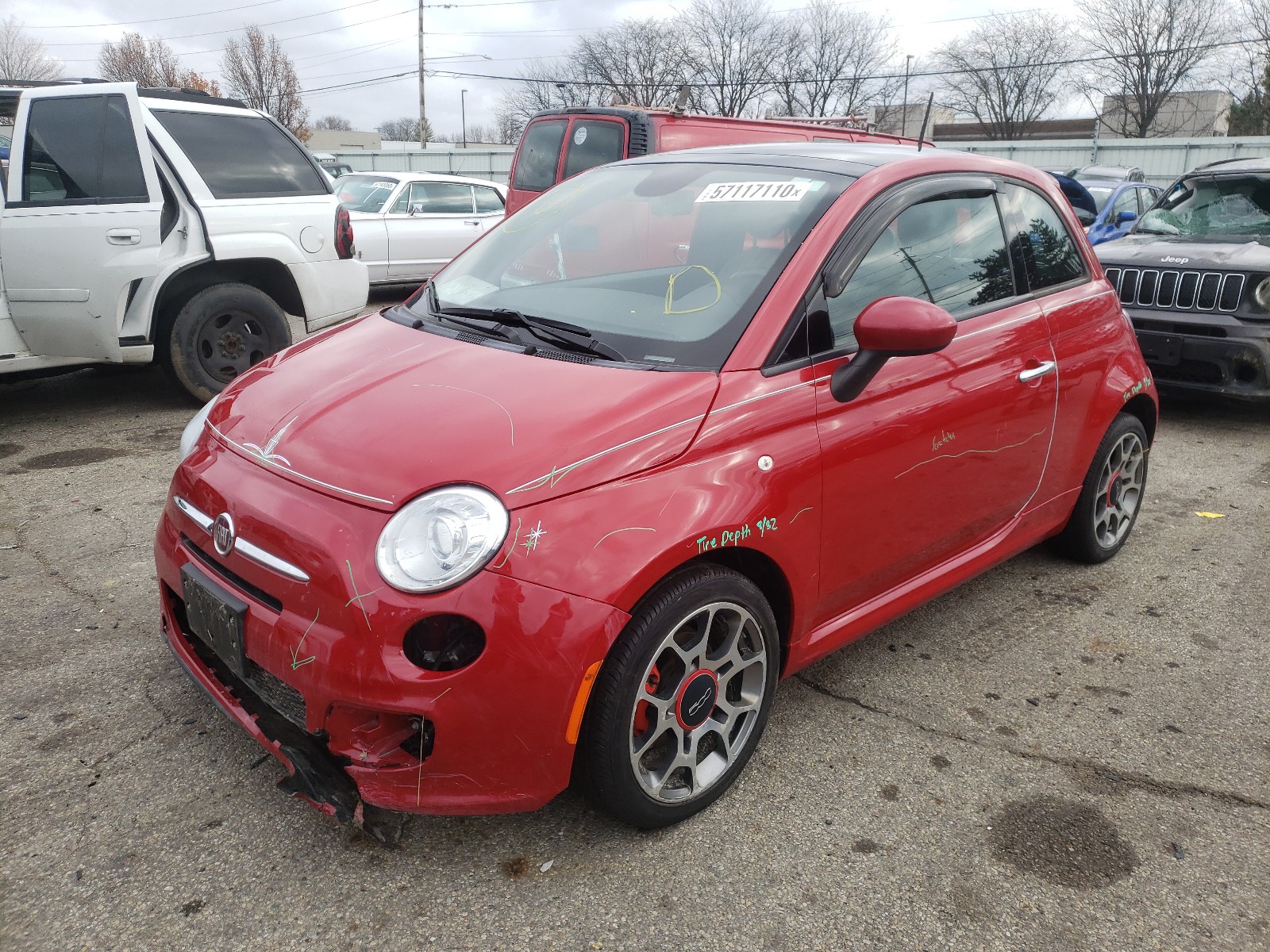 Photo 2 from auction – 2013 FIAT 500 SPORT with VIN 3C3CFFBR5DT745219