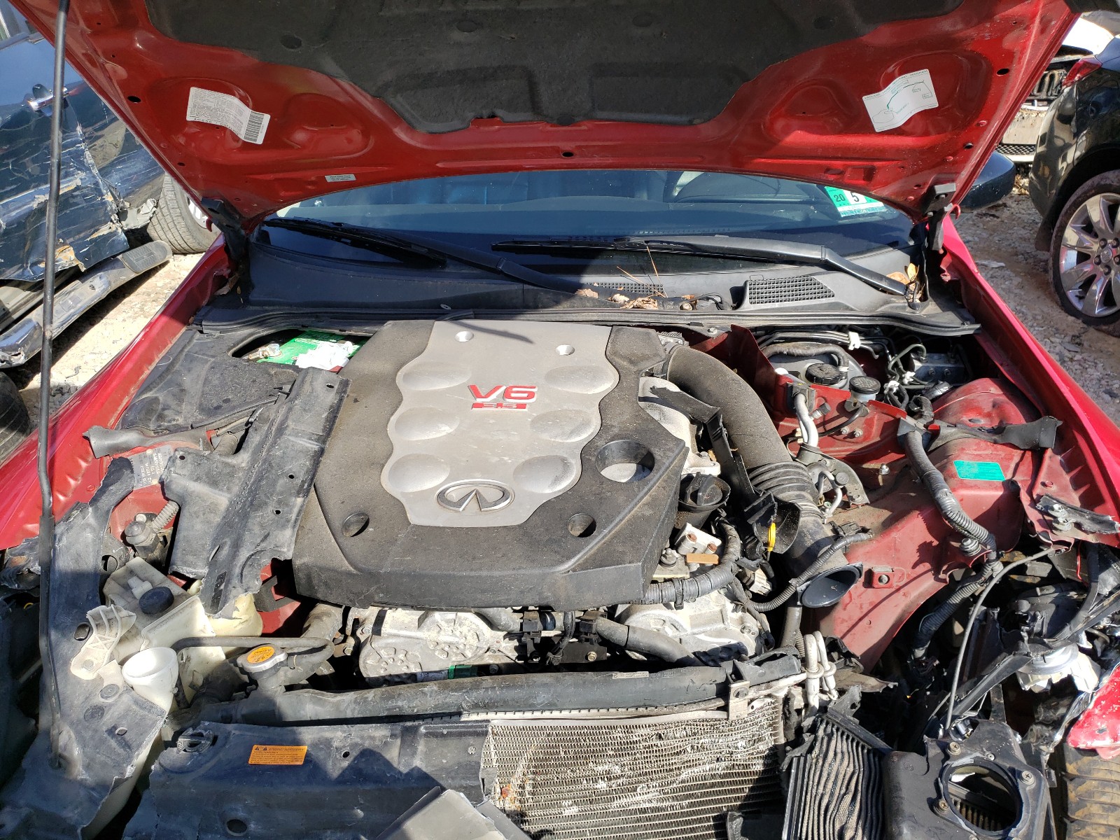 Photo 7 from auction – 2005 INFINITI G35 with VIN JNKCV54E65M415517