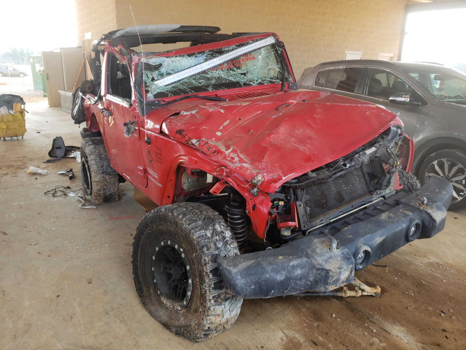 JEEP WRANGLER S 2011 with VIN 1J4AA2D19BL620891 - Photo from auction