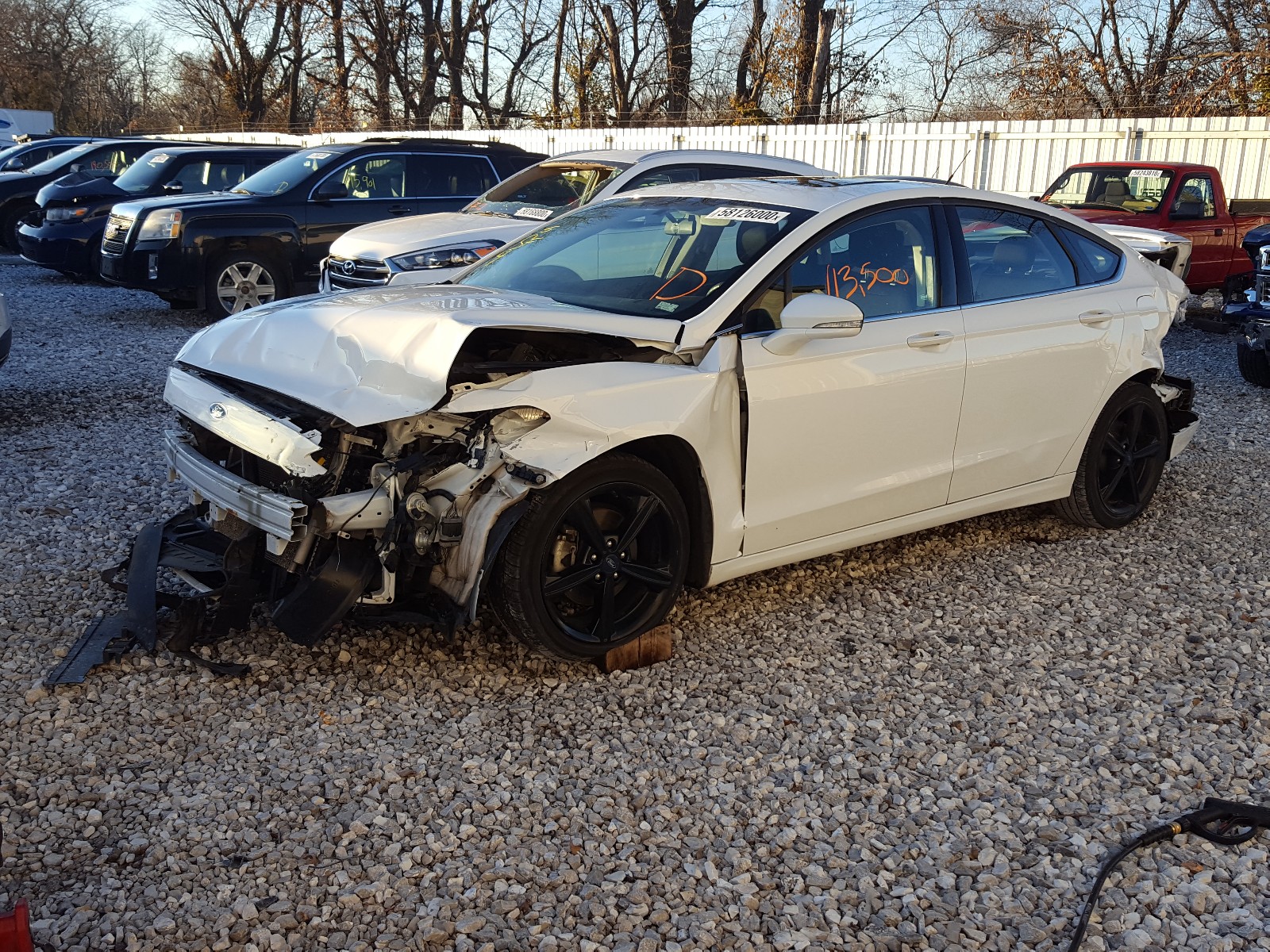 Photo 2 from auction – 2016 FORD FUSION SE with VIN 3FA6P0H76GR135958
