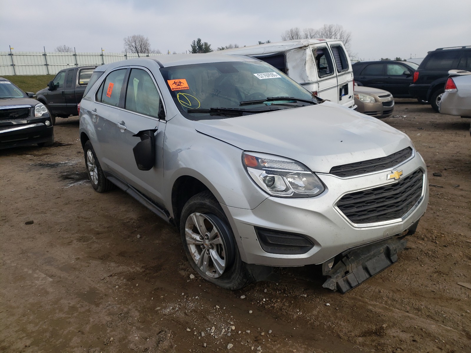 Photo 1 from auction – 2016 CHEVROLET EQUINOX LS with VIN 2GNALBEK1G6337125