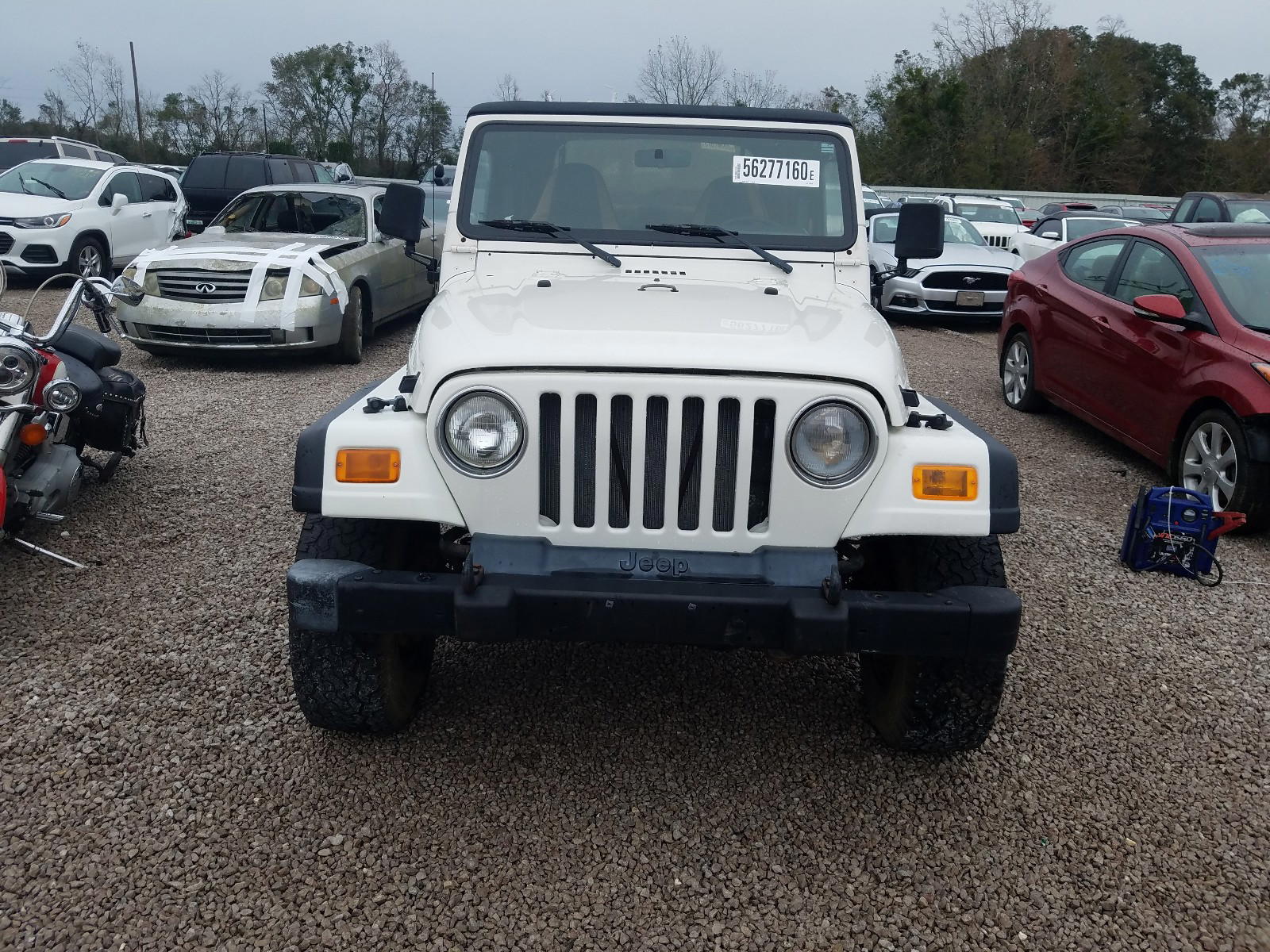 Photo 9 from auction – 1998 JEEP WRANGLER / with VIN 1J4FY29P7WP754196