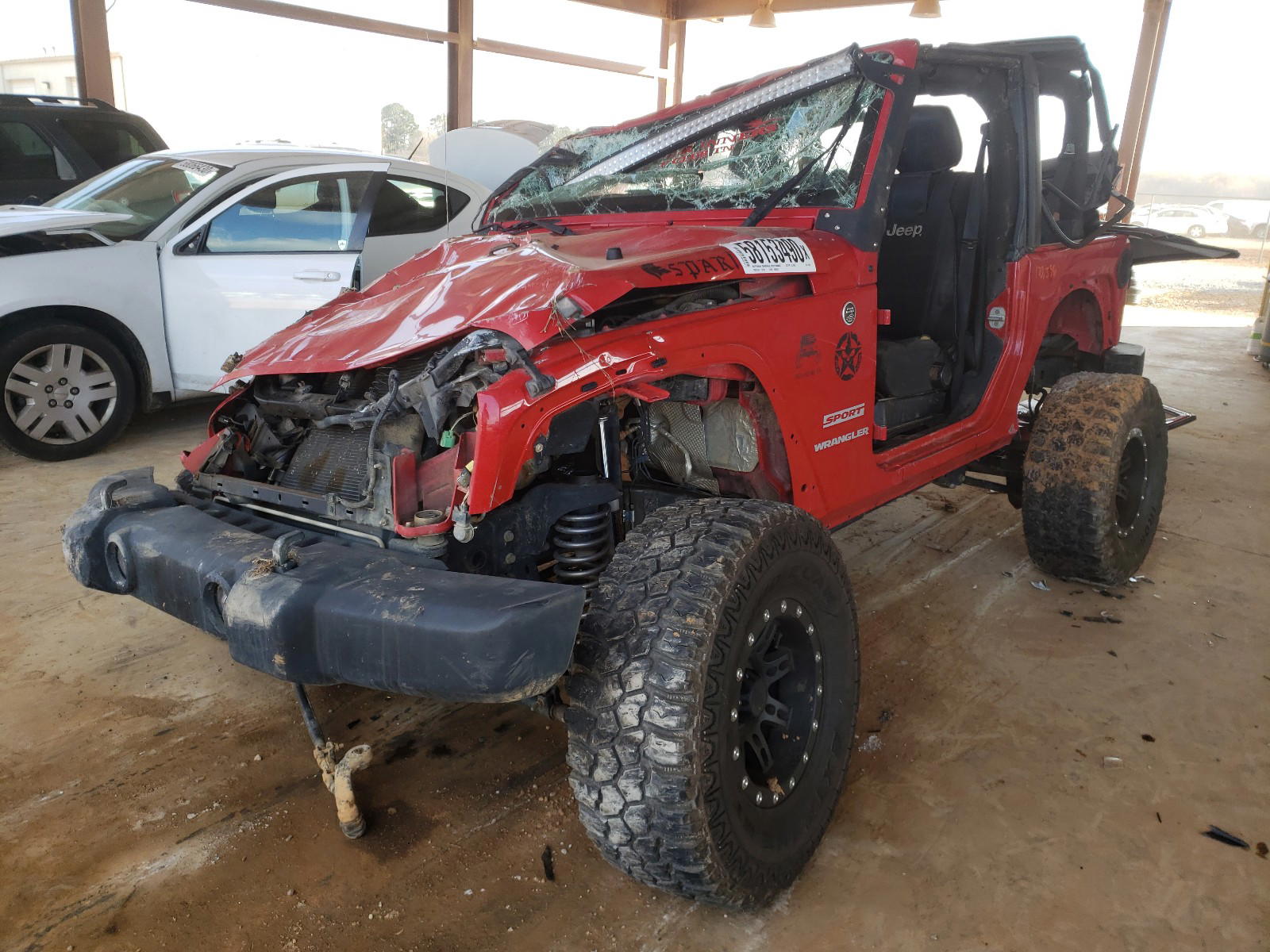 Photo 2 from auction – 2011 JEEP WRANGLER S with VIN 1J4AA2D19BL620891