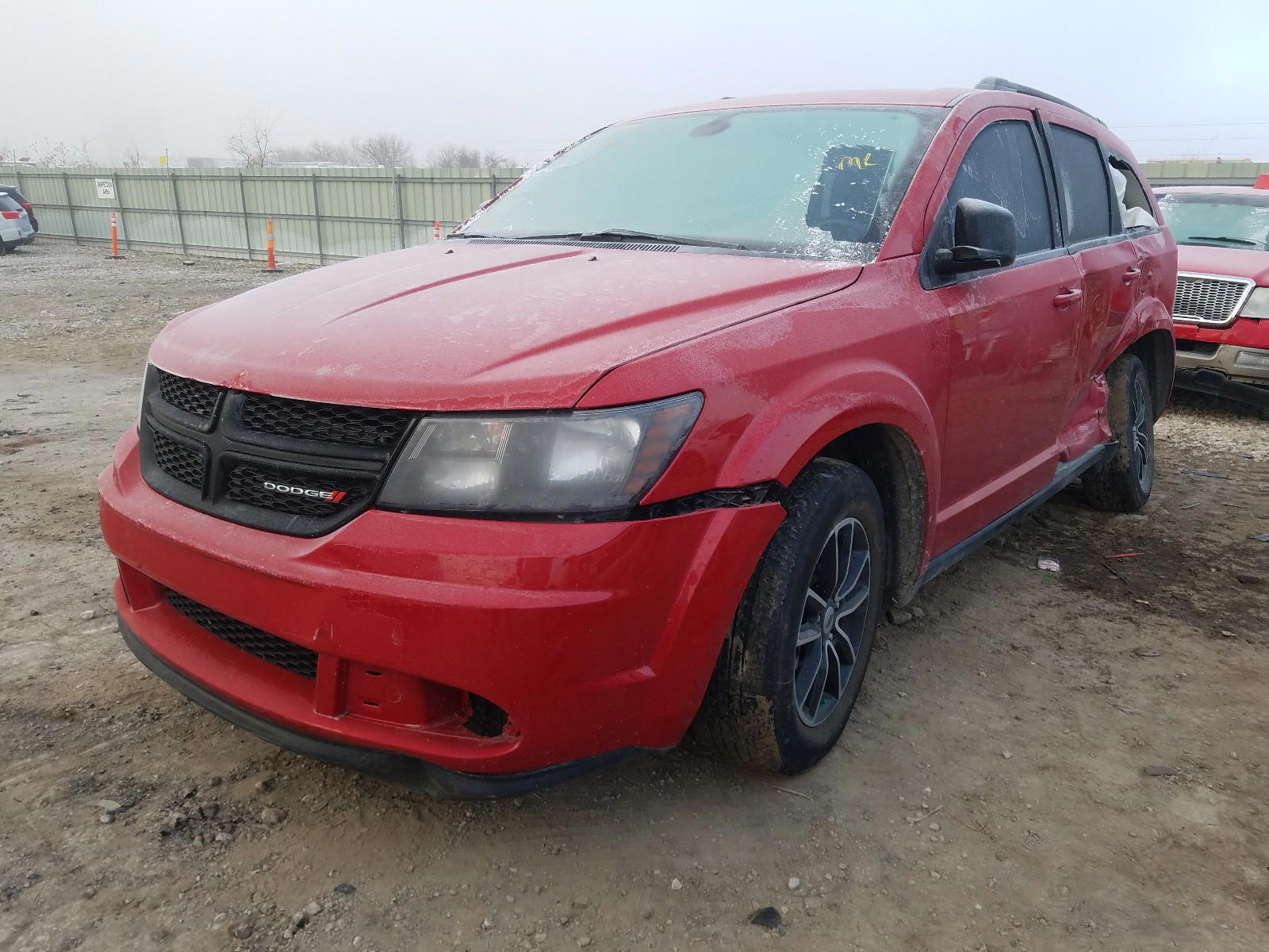 Photo 2 from auction – 2018 DODGE JOURNEY SE with VIN 3C4PDCAB5JT497040