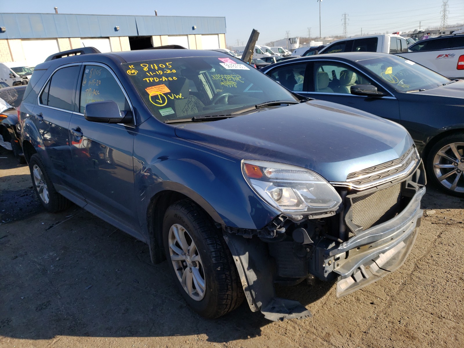 CHEVROLET EQUINOX LT 2016 z numerem VIN 2GNALCEK1G6134841 - Zdjęcie z aukcji