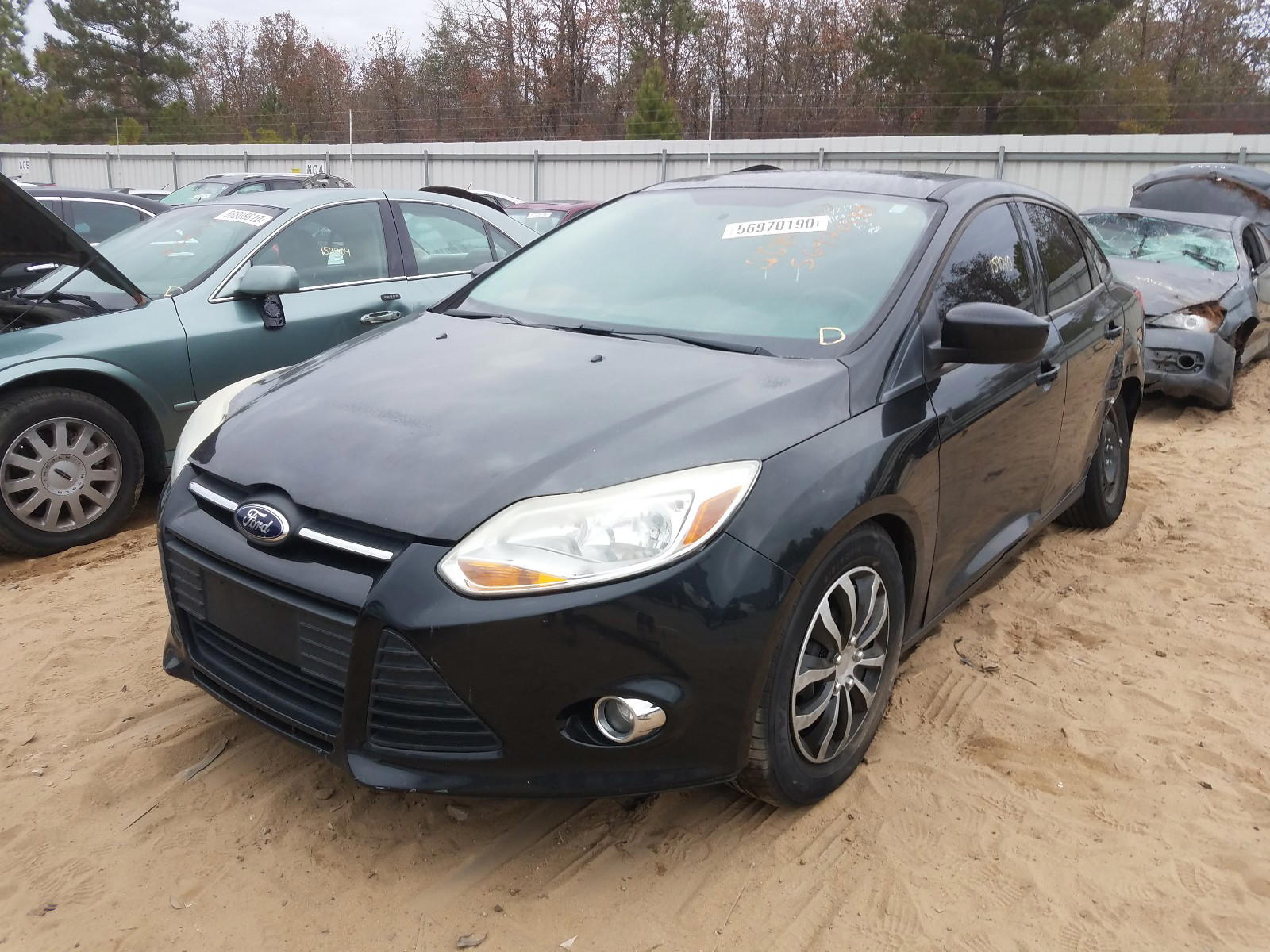 Photo 2 from auction – 2012 FORD FOCUS with VIN 1FAHP3F25CL374816