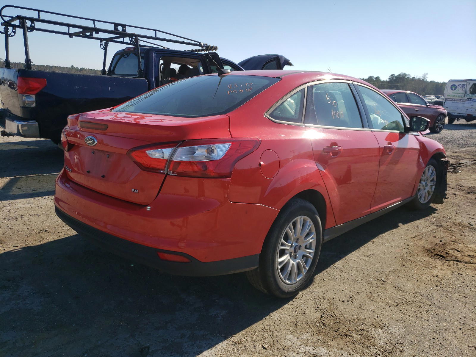 Photo 4 from auction – 2012 FORD FOCUS SE with VIN 1FAHP3F22CL239275