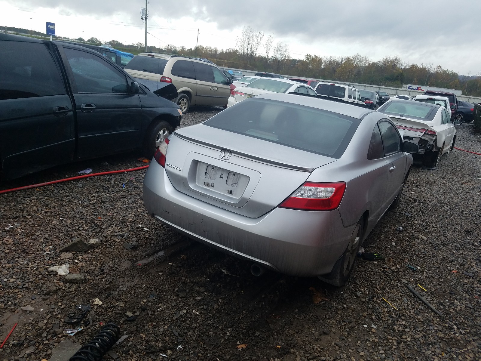Photo 4 from auction – 2007 HONDA CIVIC EX with VIN 2HGFG11857H506186