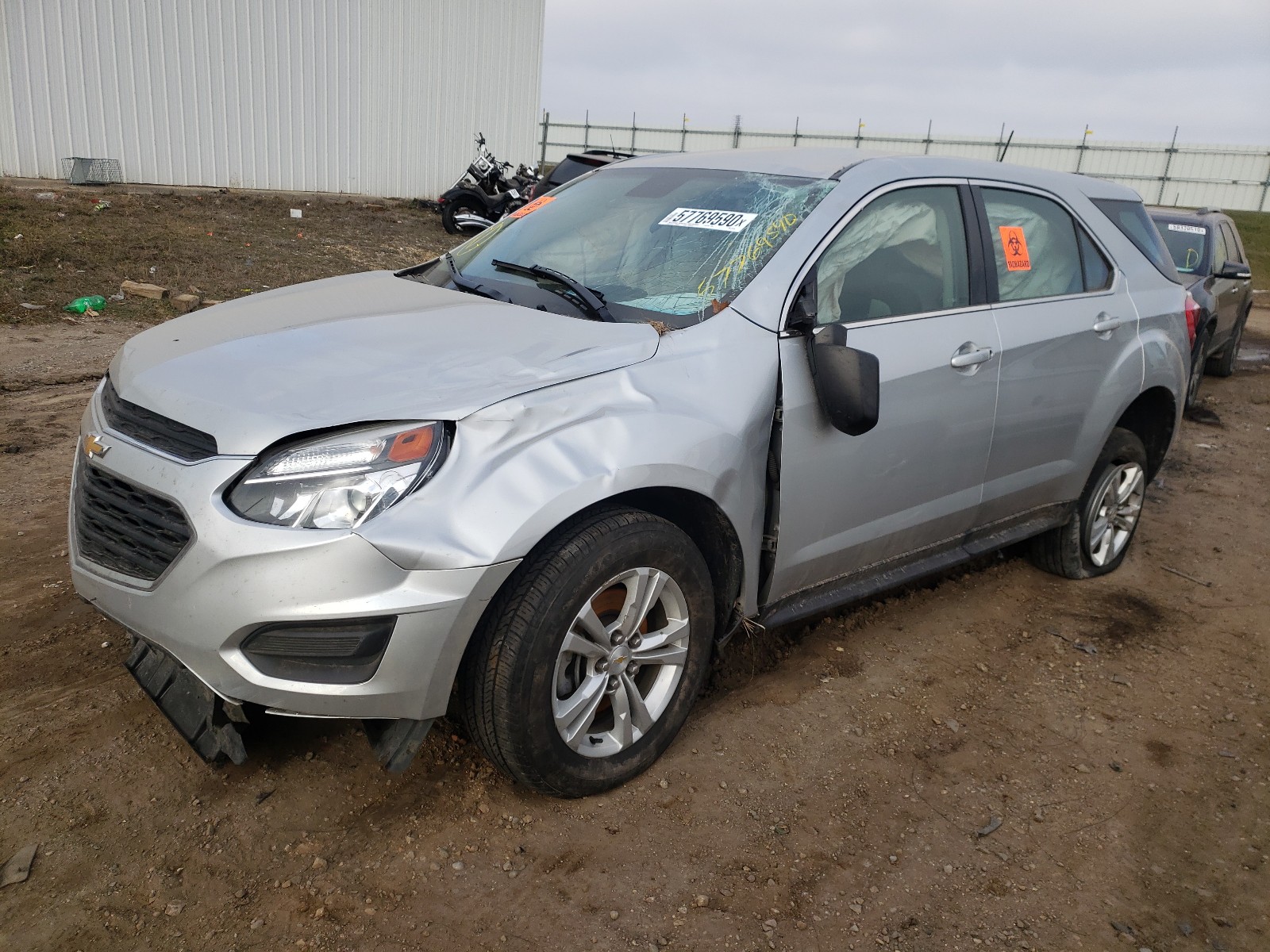 Photo 9 from auction – 2016 CHEVROLET EQUINOX LS with VIN 2GNALBEK1G6337125