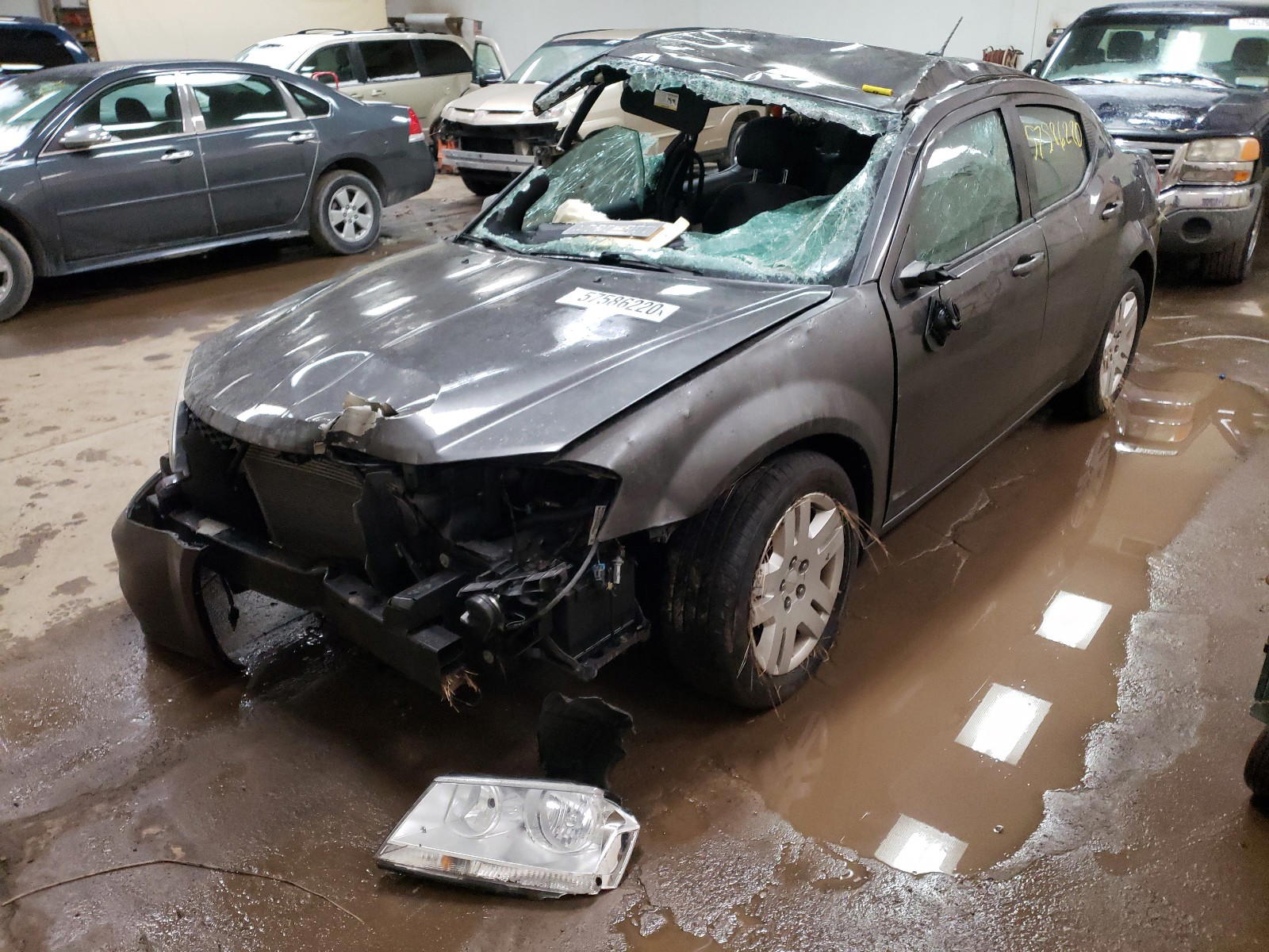 Photo 2 from auction – 2014 DODGE AVENGER SE with VIN 1C3CDZAB3EN225100