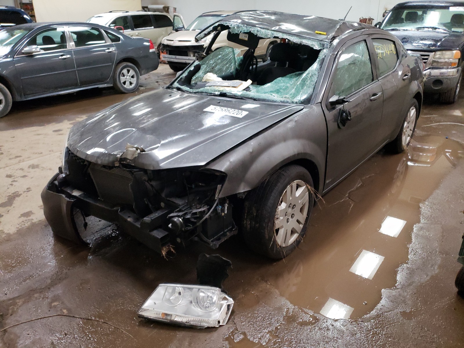 صورة رقم 2 من المزاد - 2014 DODGE AVENGER SE مع VIN 1C3CDZAB3EN225100