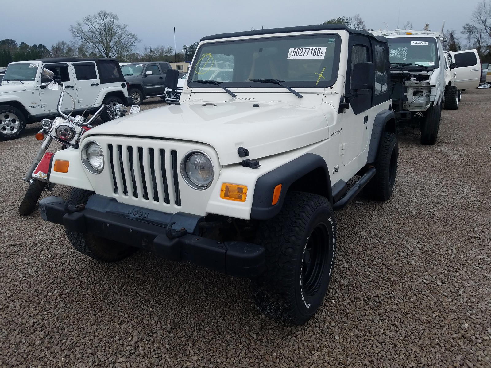 Photo 2 from auction – 1998 JEEP WRANGLER / with VIN 1J4FY29P7WP754196