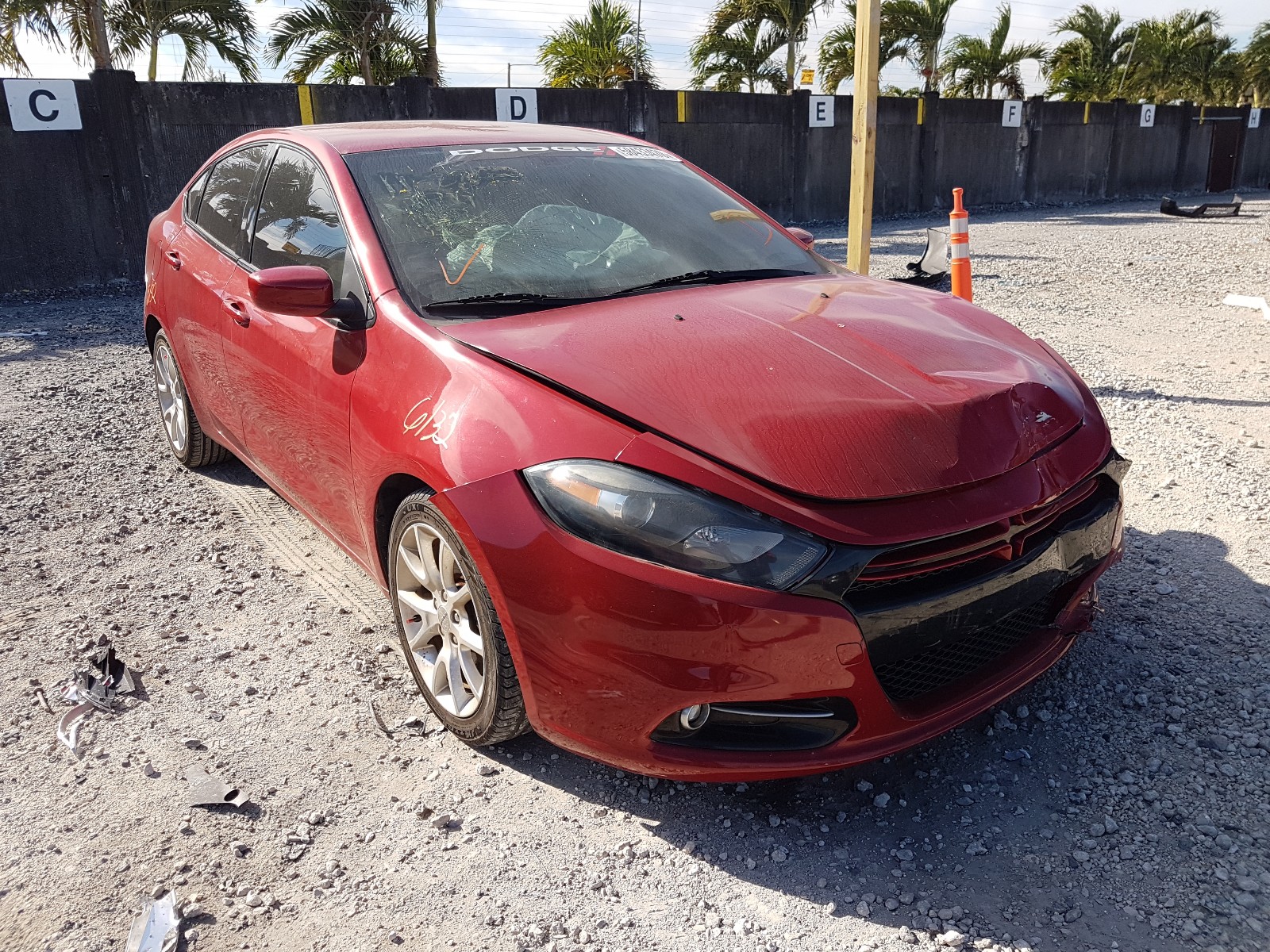 DODGE DART SXT 2013 с VIN 1C3CDFBH8DD698867 - Снимка от търг