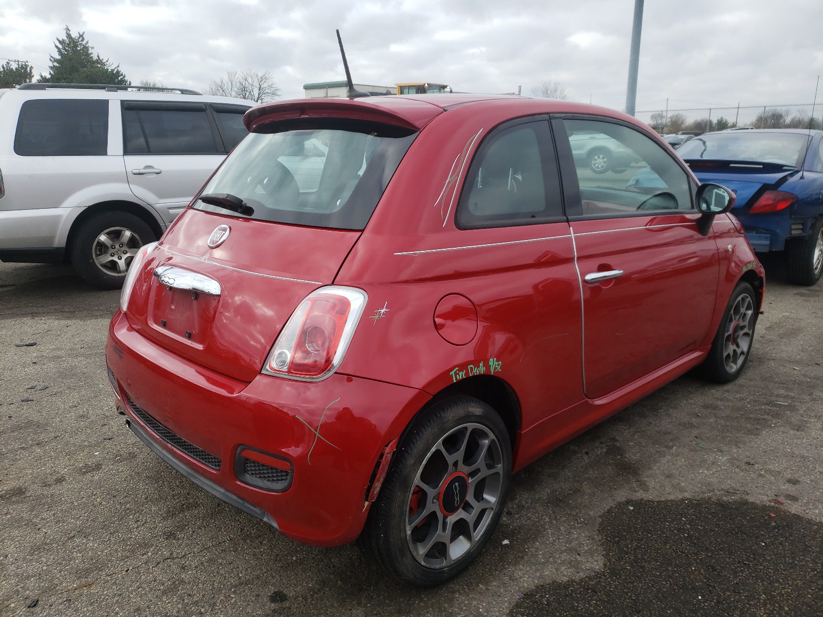 Photo 4 from auction – 2013 FIAT 500 SPORT with VIN 3C3CFFBR5DT745219