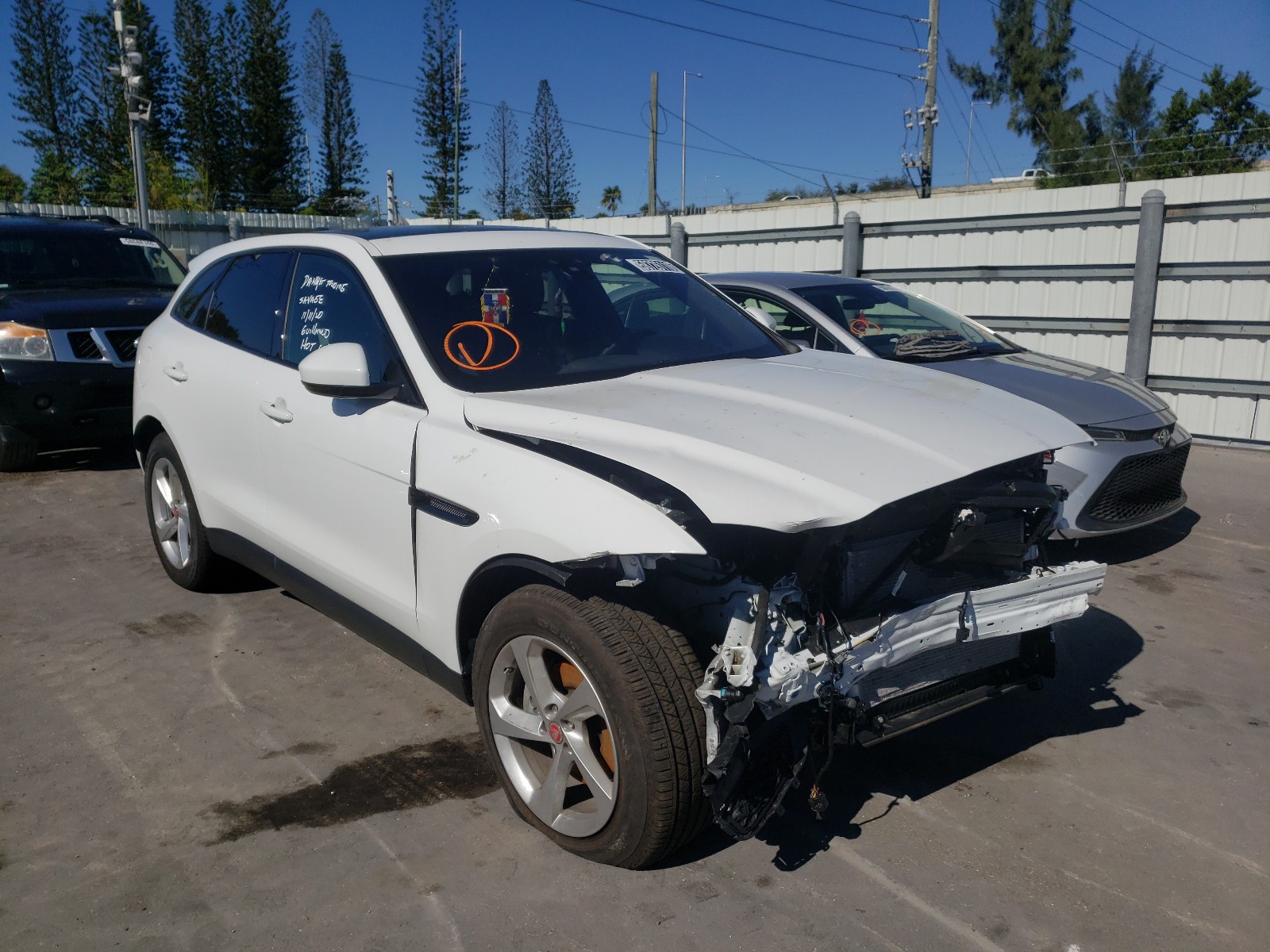 JAGUAR F-PACE PRE 2020 with VIN SADCJ2FX8LA645881 - Photo from auction