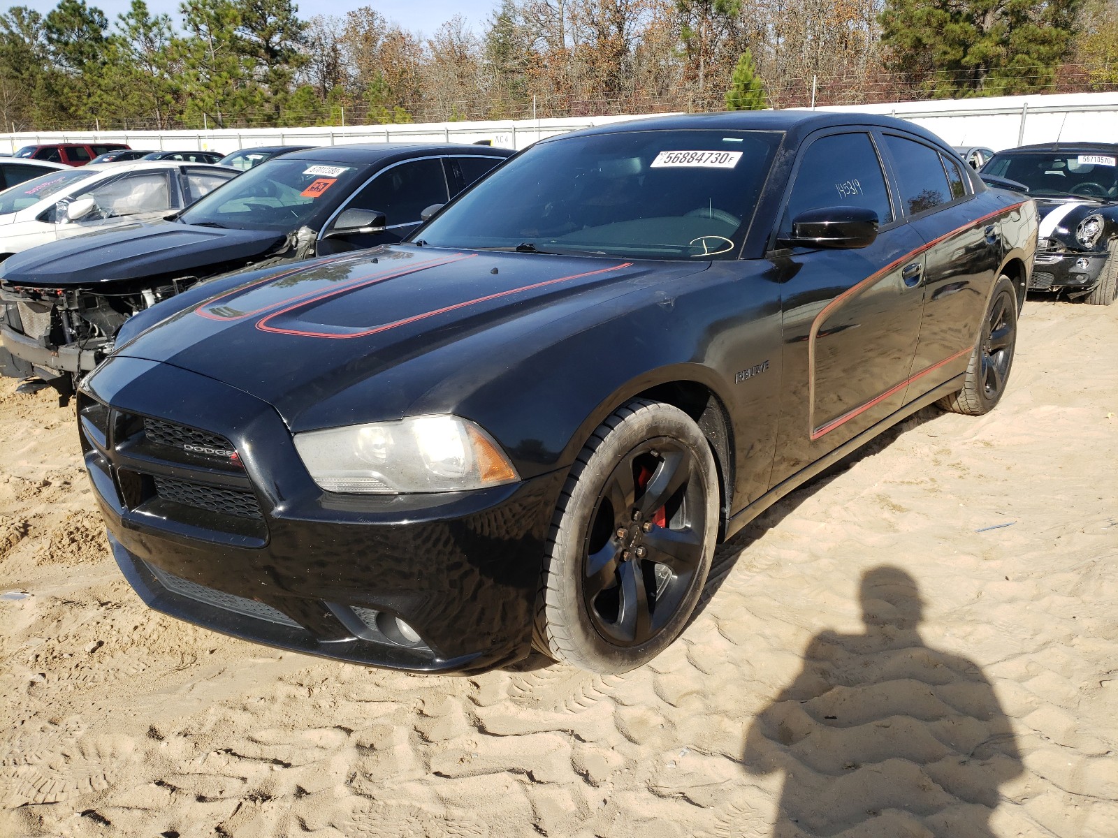 Photo 2 from auction – 2014 DODGE CHARGER SX with VIN 2C3CDXHG9EH254308
