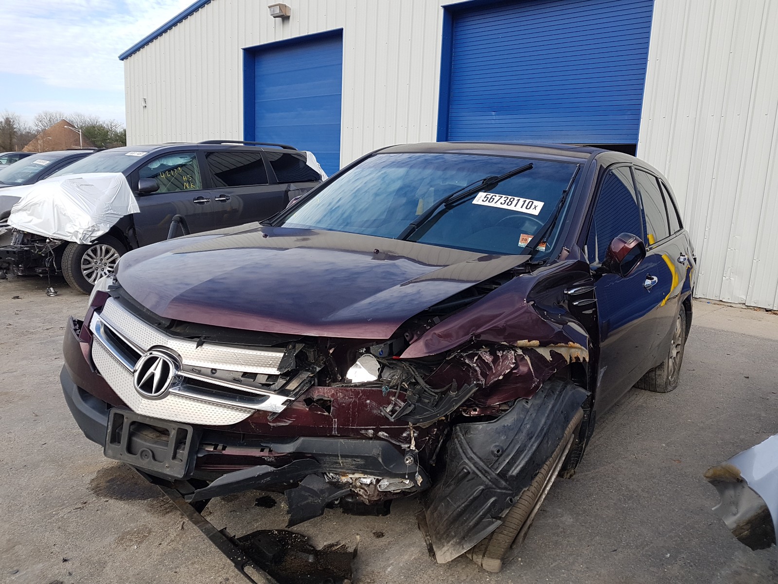 Photo 2 from auction – 2009 ACURA MDX TECHNO with VIN 2HNYD28409H510622