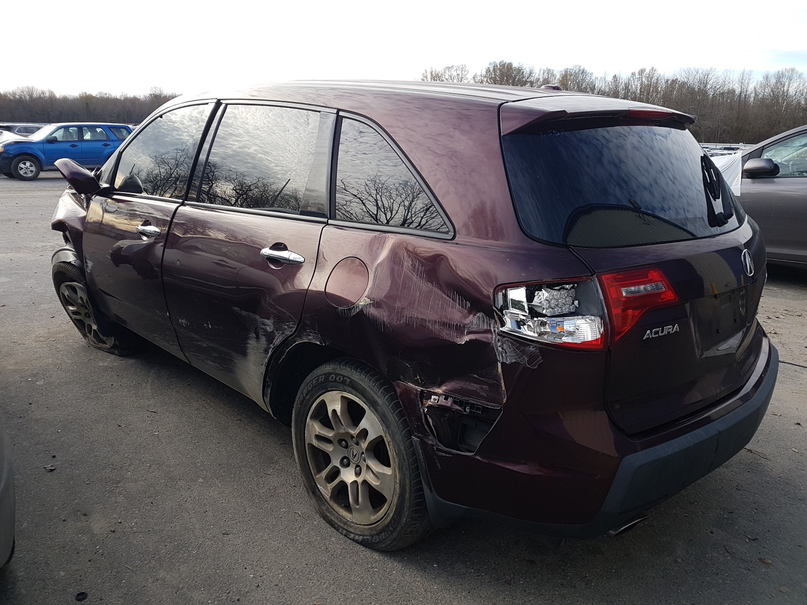 Photo 3 from auction – 2009 ACURA MDX TECHNO with VIN 2HNYD28409H510622