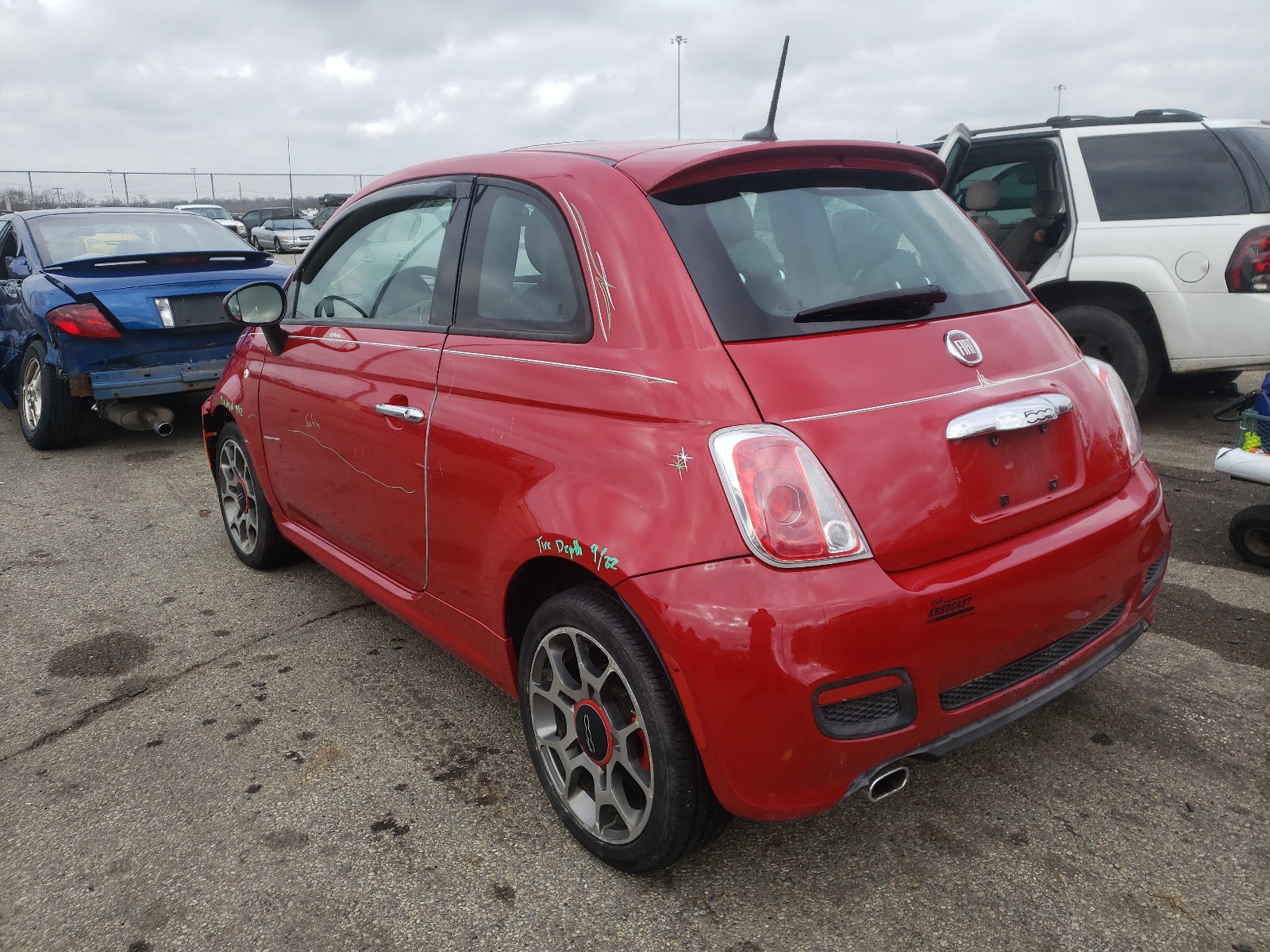 Photo 3 from auction – 2013 FIAT 500 SPORT with VIN 3C3CFFBR5DT745219