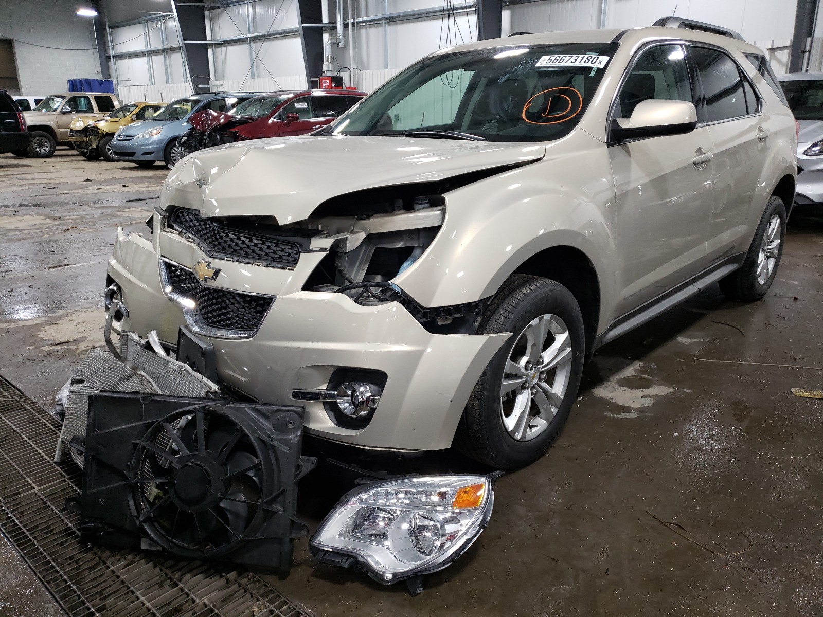 Photo 2 from auction – 2012 CHEVROLET EQUINOX LT with VIN 2GNALPEK8C1302893