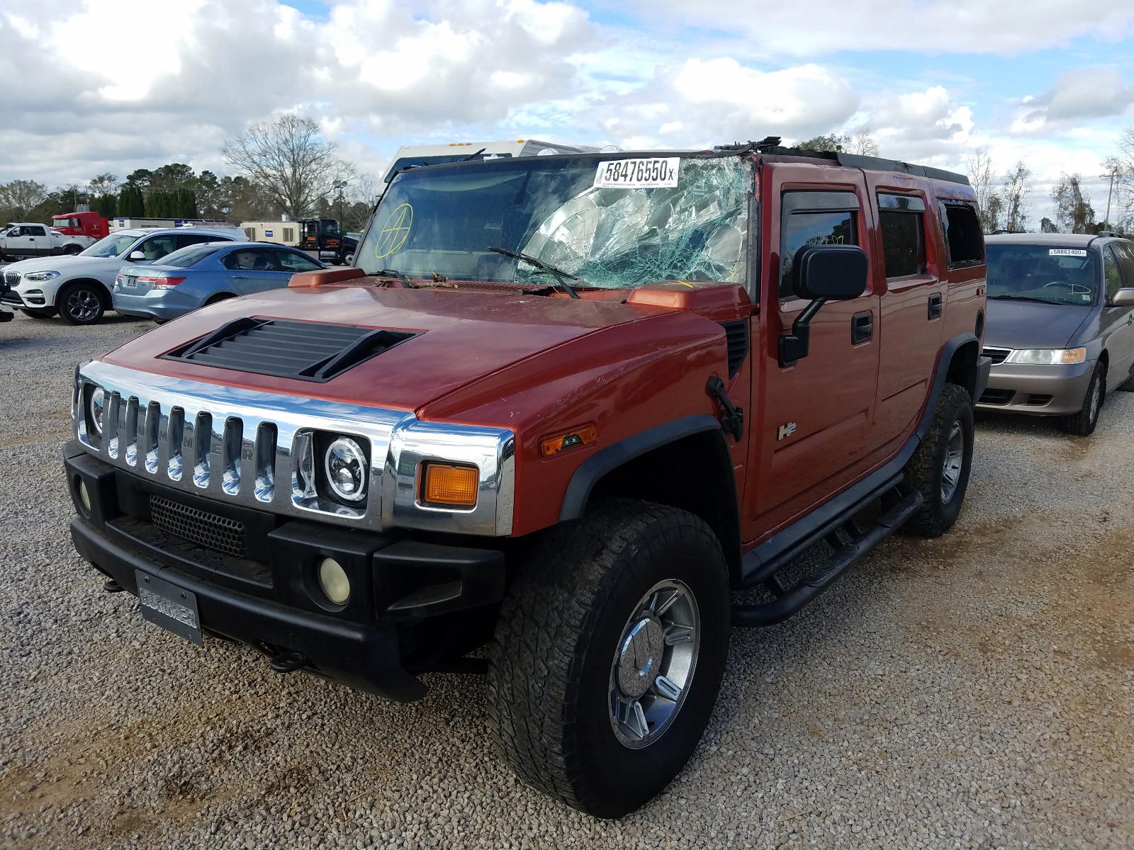 Photo 2 from auction – 2003 HUMMER H2 with VIN 5GRGN23U03H127930