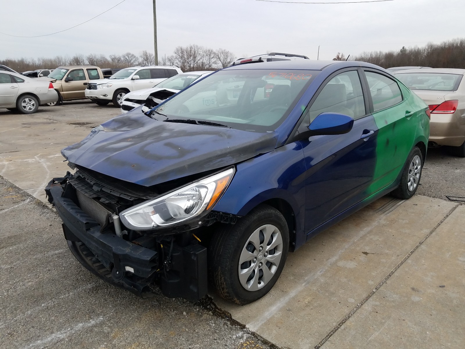 Photo 2 from auction – 2017 HYUNDAI ACCENT SE with VIN KMHCT4AE7HU317313