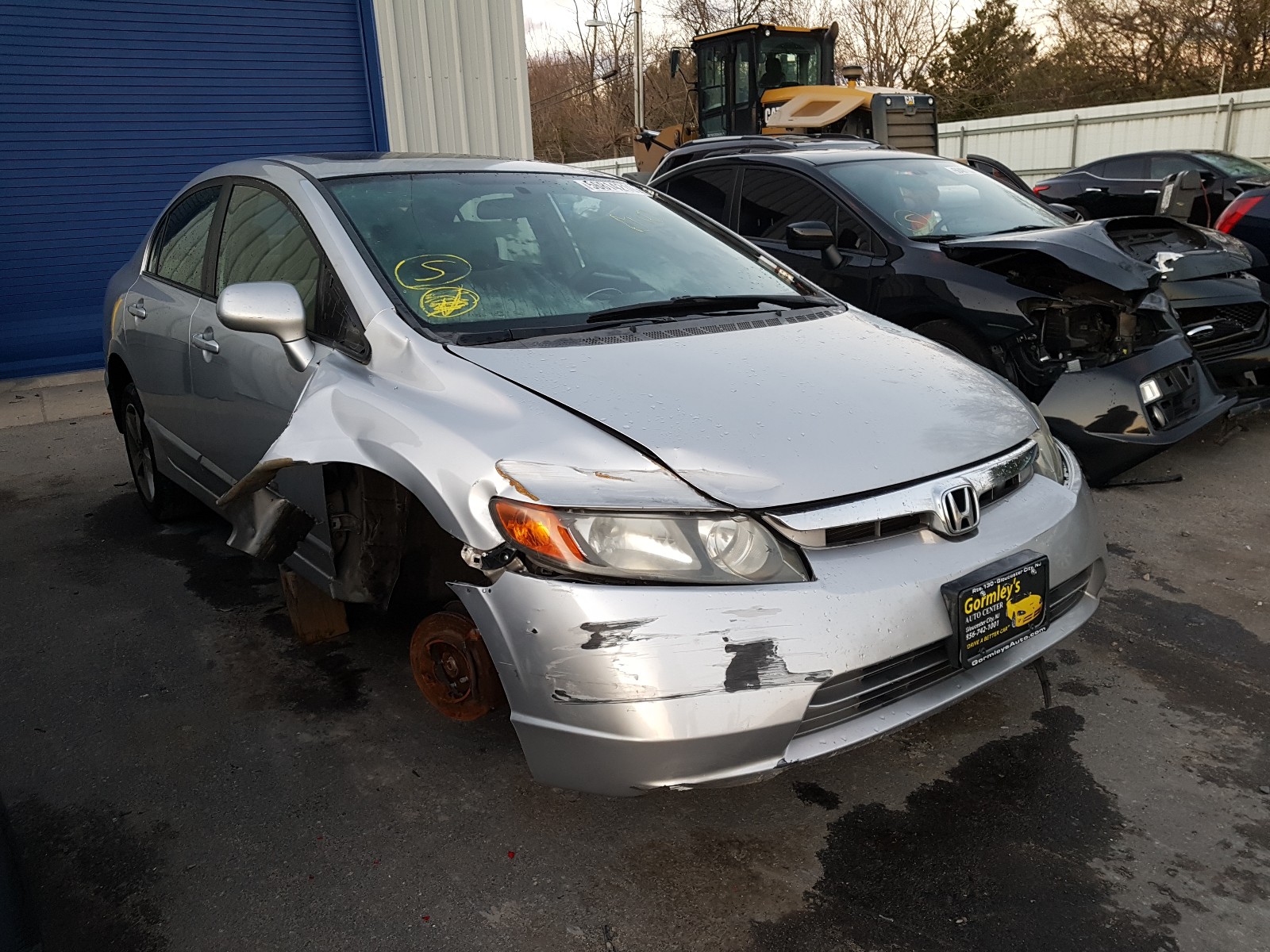 Photo 1 from auction – 2008 HONDA CIVIC EX with VIN 1HGFA16818L106740
