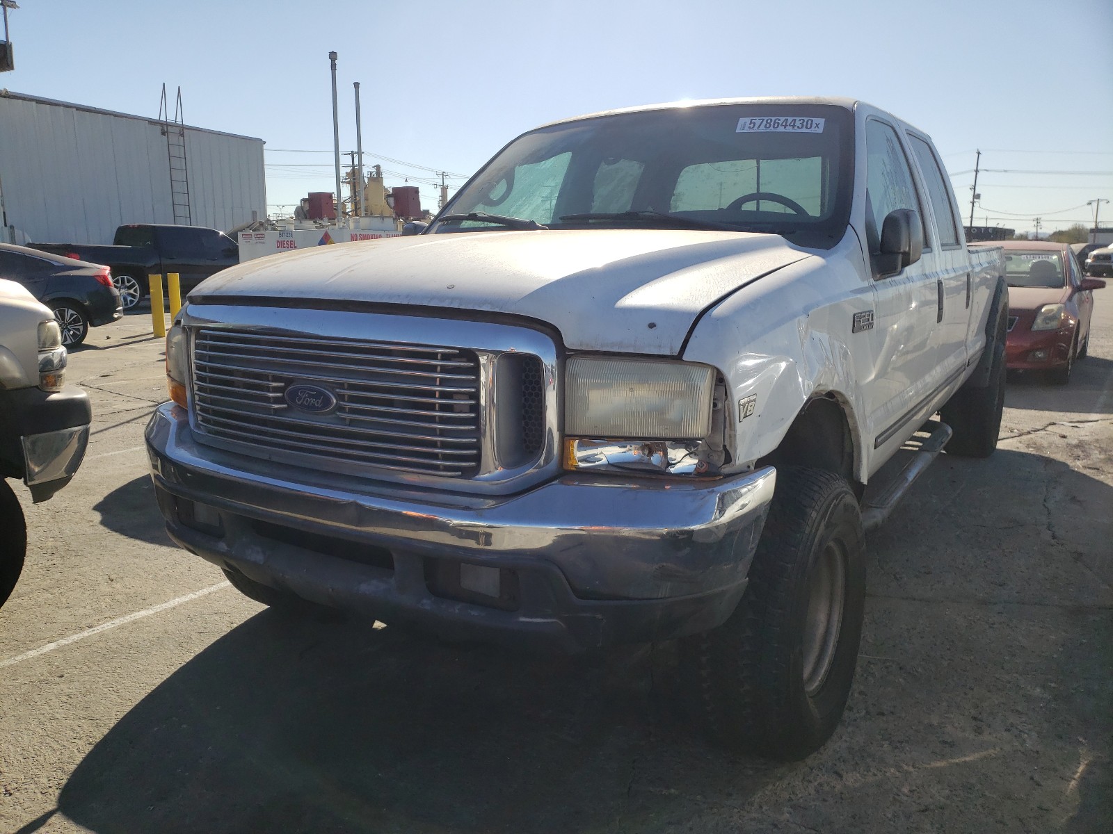 Photo 2 from auction – 1999 FORD F250 SUPER with VIN 1FTNW20F7XEA20781