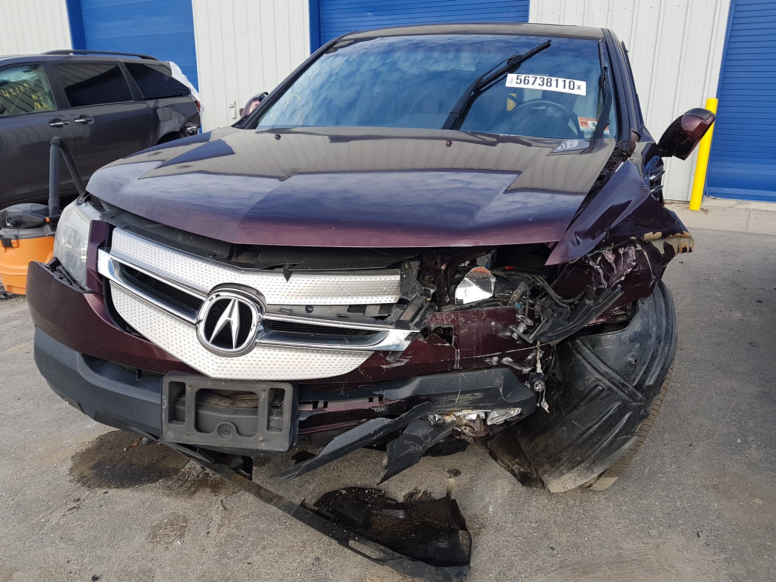 Photo 9 from auction – 2009 ACURA MDX TECHNO with VIN 2HNYD28409H510622