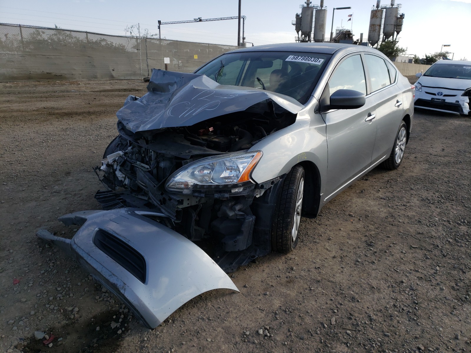 Photo 2 from auction – 2014 NISSAN SENTRA S with VIN 3N1AB7AP4EL627879