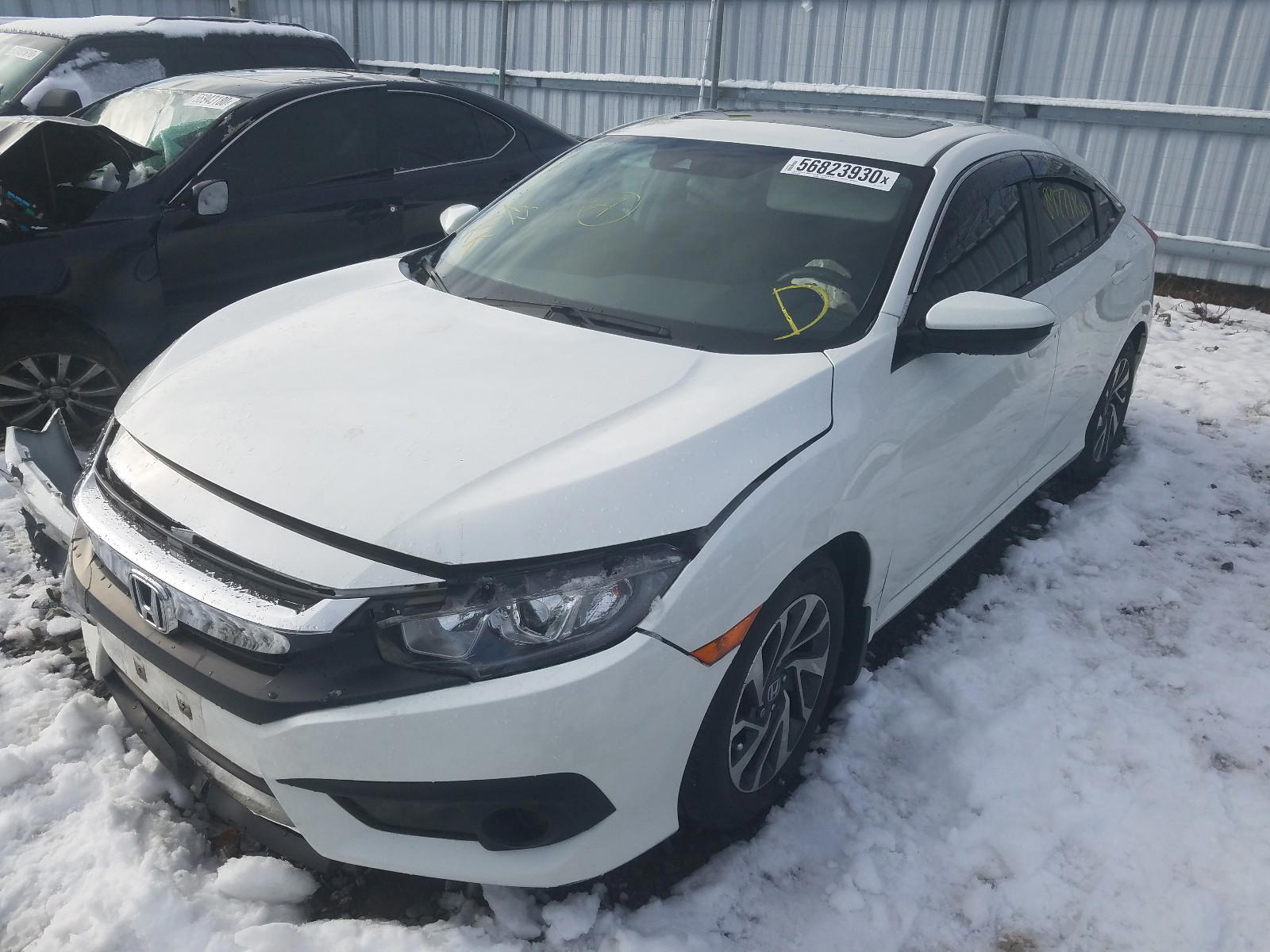 Photo 2 from auction – 2017 HONDA CIVIC EX with VIN 2HGFC2F8XHH003149
