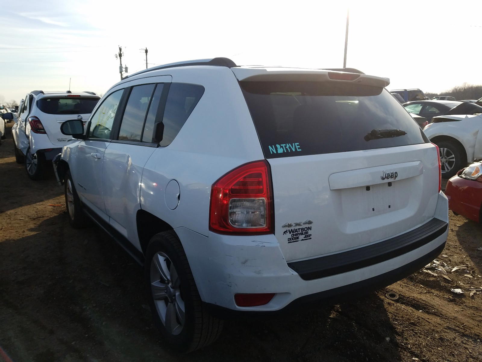 Photo 3 from auction – 2013 JEEP COMPASS SP with VIN 1C4NJDBB4DD168201