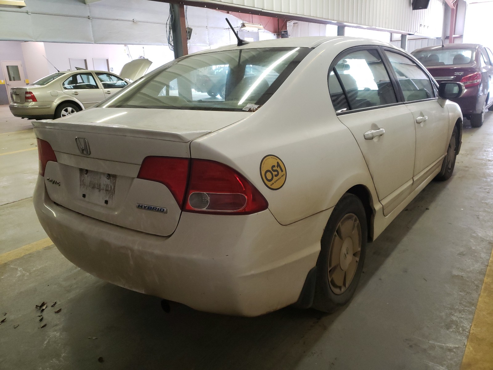 Photo 4 from auction – 2008 HONDA CIVIC HYBR with VIN JHMFA36208S028705