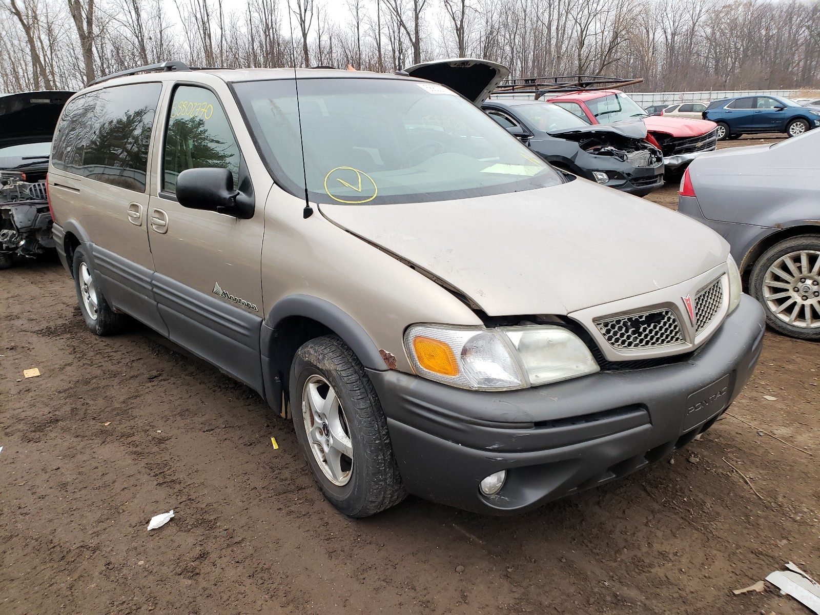 Photo 1 from auction – 2003 PONTIAC MONTANA with VIN 1GMDX03E33D205728