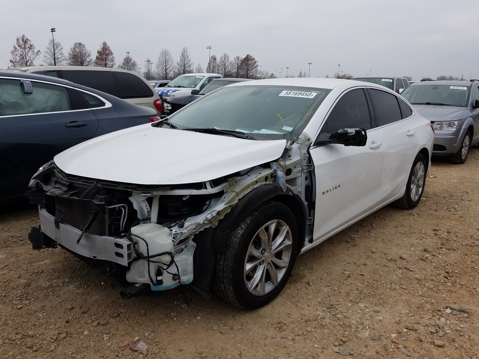 Photo 2 from auction – 2019 CHEVROLET MALIBU LT with VIN 1G1ZD5ST6KF163793